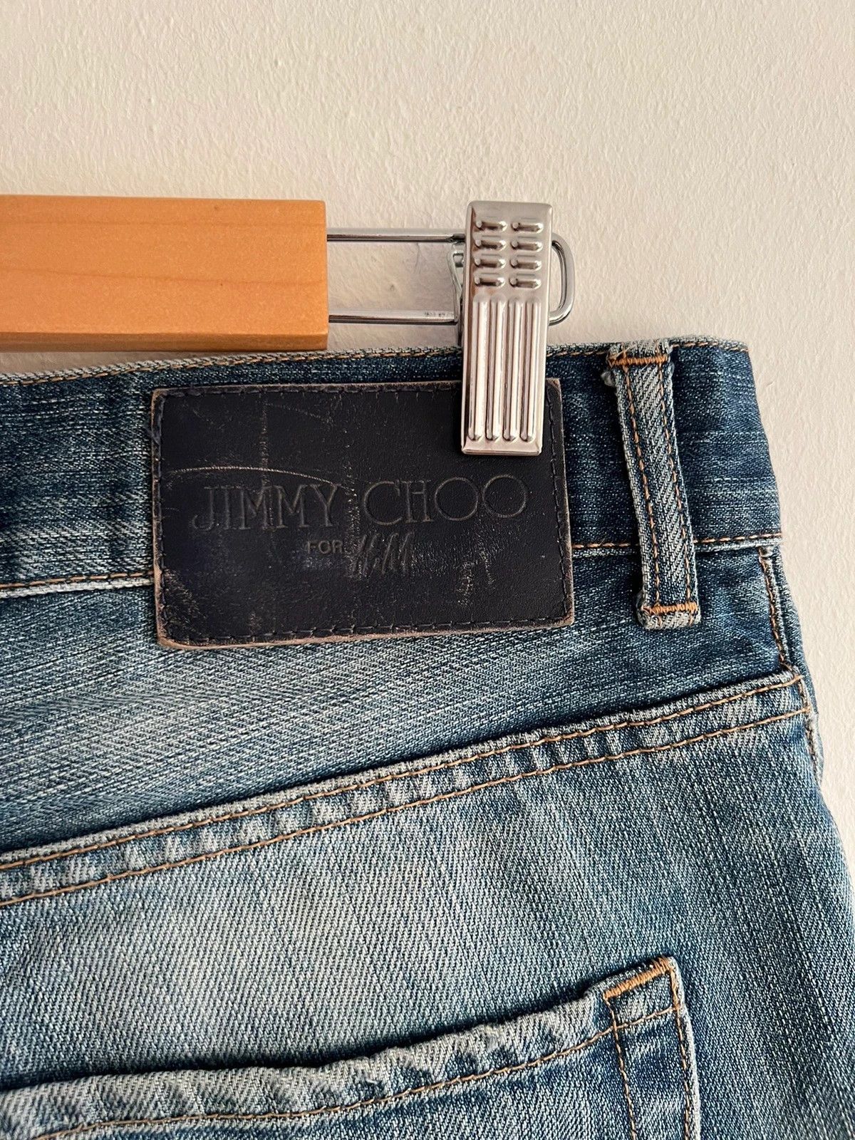 H&M Vintage Jimmy Choo x H&M Blue Jeans Size US 31 - 6 Thumbnail