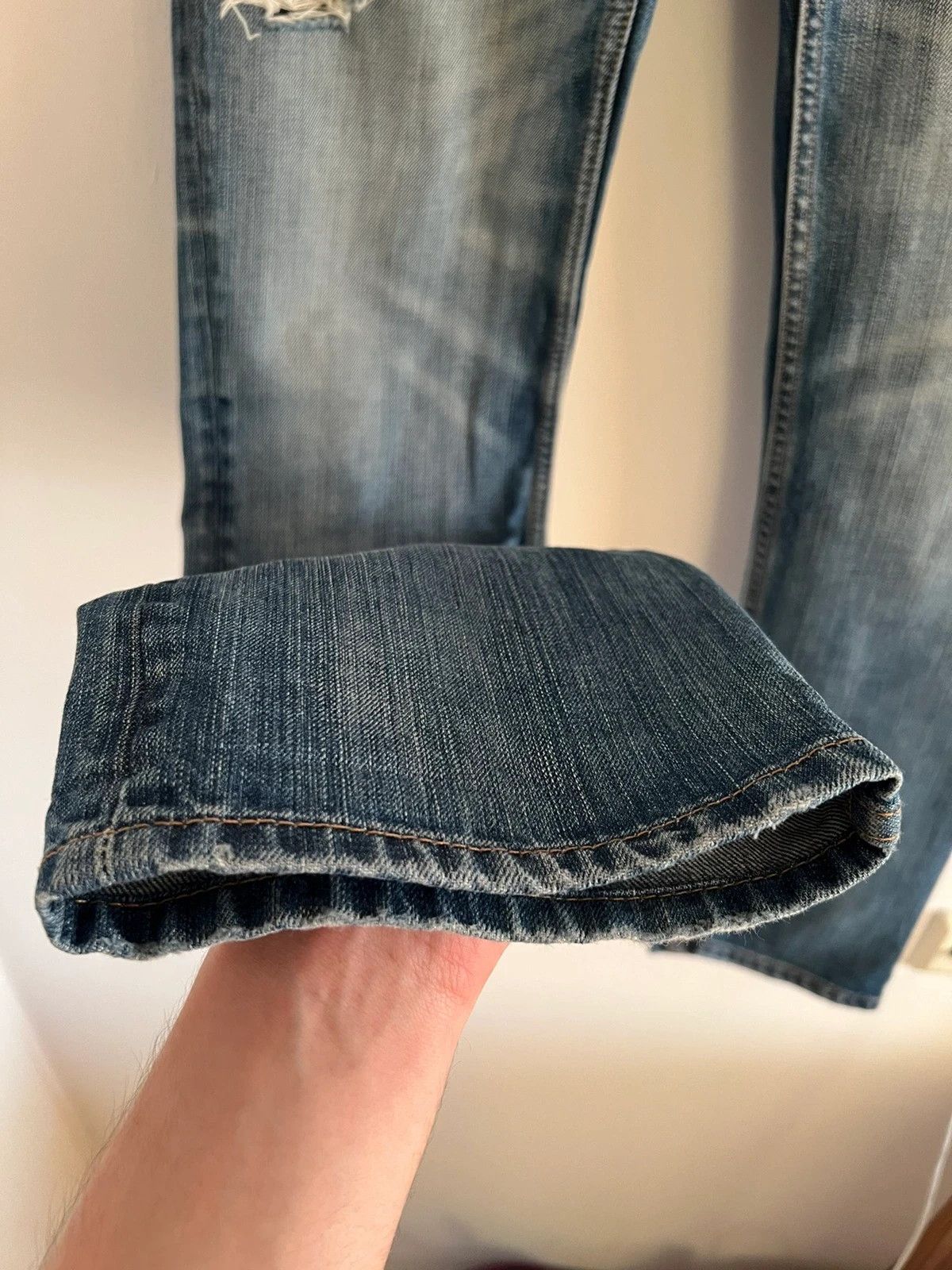 H&M Vintage Jimmy Choo x H&M Blue Jeans Size US 31 - 5 Thumbnail