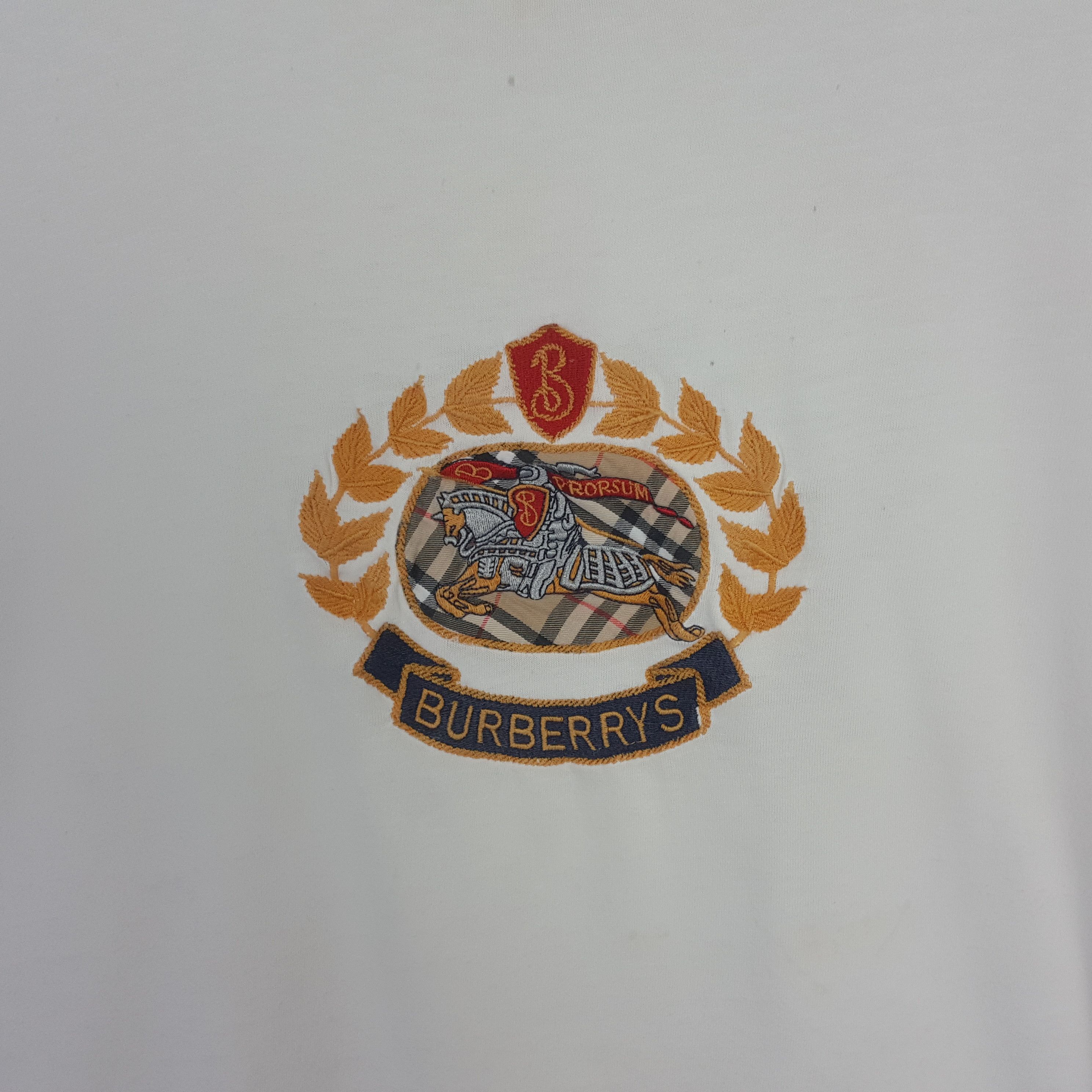Burberry × Vintage Vintage BURBERRY LONDON Big Logo Design T-Shirt Size US M / EU 48-50 / 2 - 2 Thumbnail