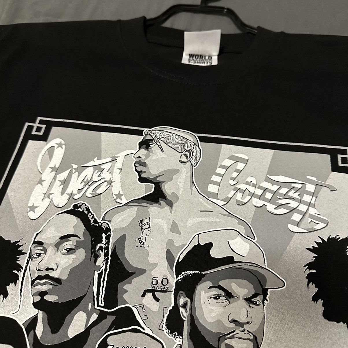 Other WEST COAST T-SHIRT WITH MULTIPLE RAPPERS Size US M / EU 48-50 / 2 - 4 Thumbnail
