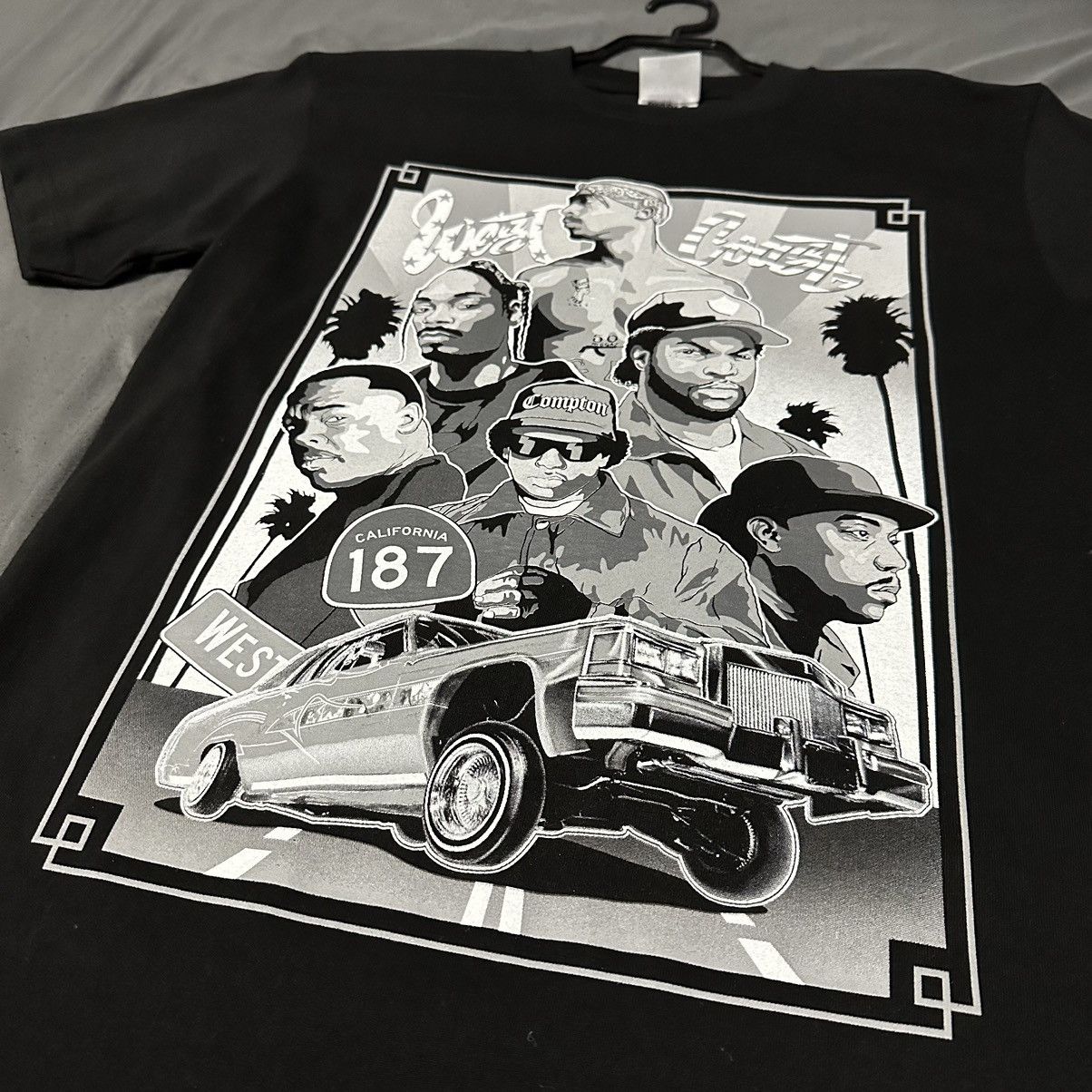 Other WEST COAST T-SHIRT WITH MULTIPLE RAPPERS Size US M / EU 48-50 / 2 - 2 Thumbnail