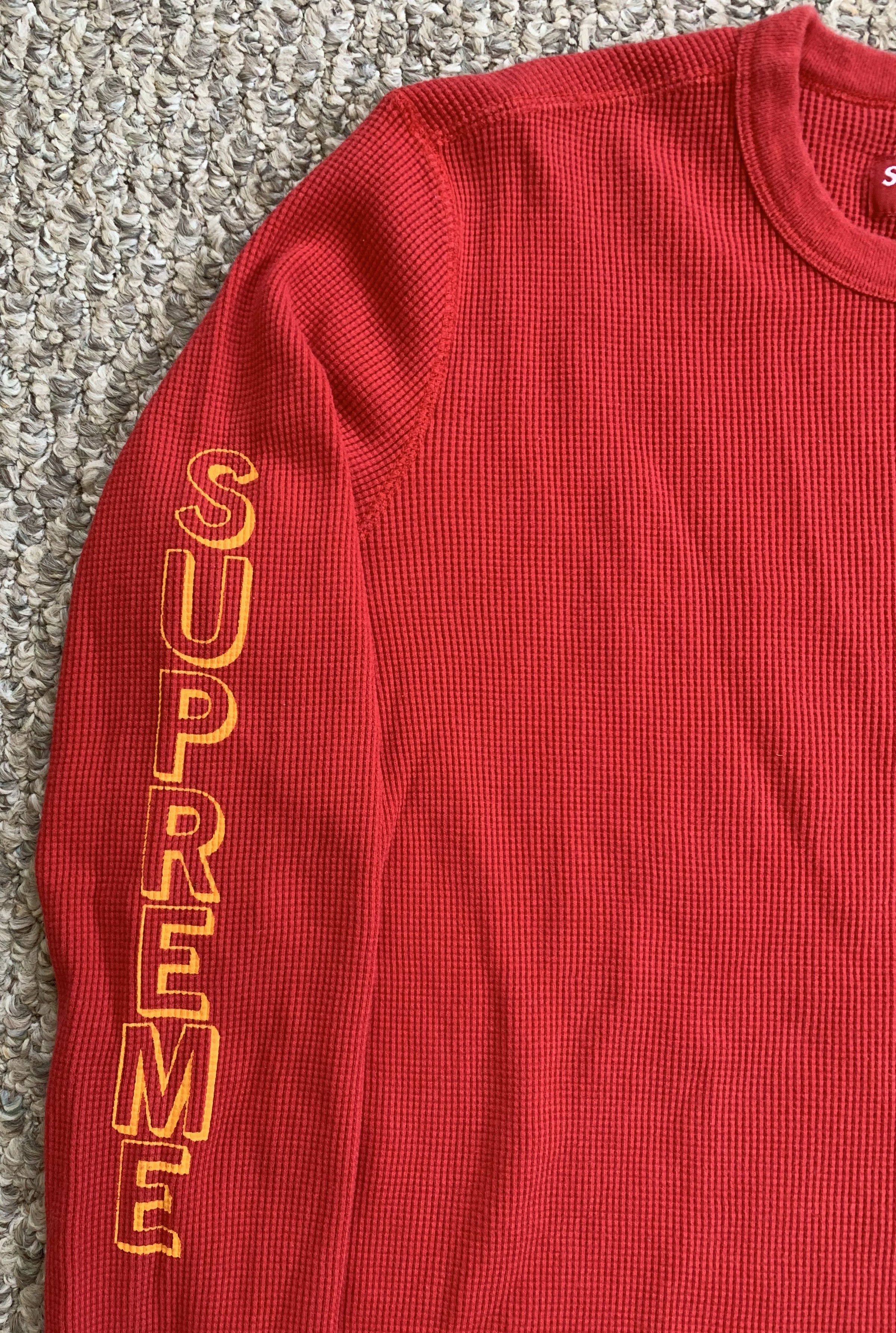Supreme F/W 2015 Supreme Logo Thermal Shirt Size US M / EU 48-50 / 2 - 2 Thumbnail
