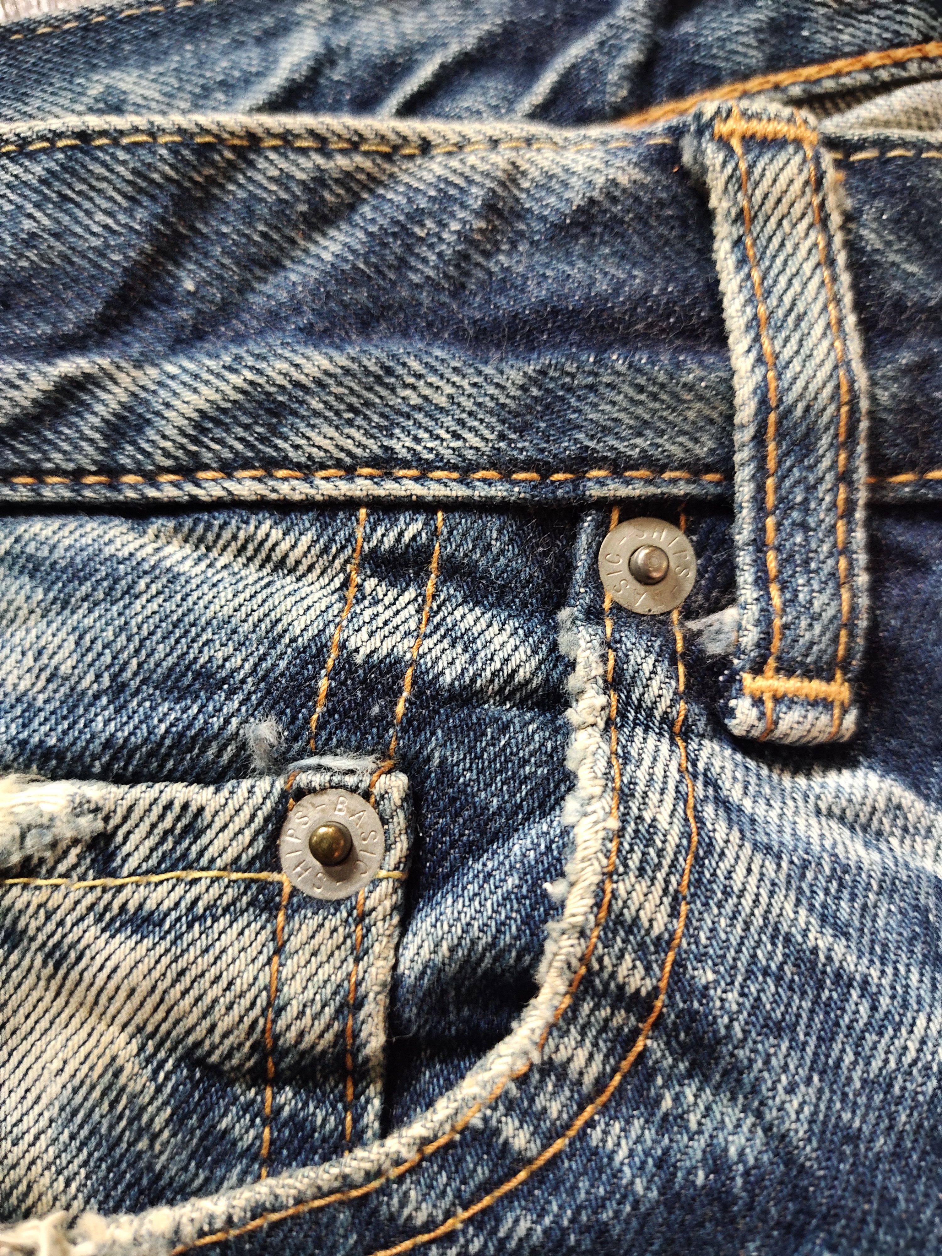 Japanese Brand × Ships Jet Blue Rare ship jet blue distressed denim jeans Size US 31 - 8 Thumbnail