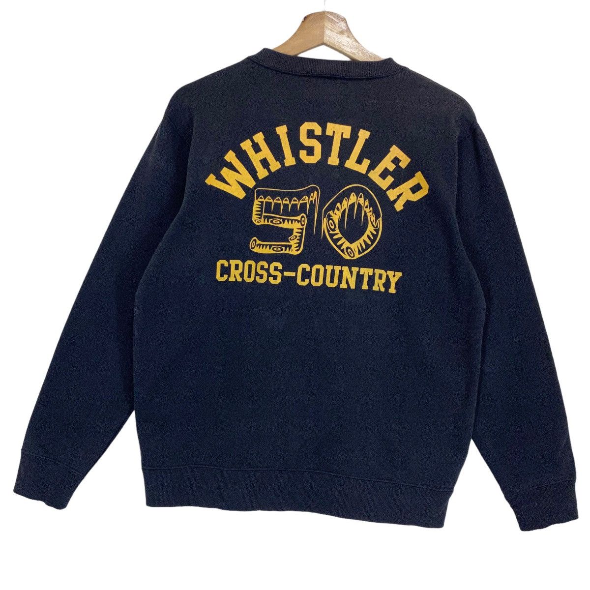 Japanese Brand × Vintage Panhard Whistler Big Logo Crewneck Sweatshirt Size M Size US M / EU 48-50 / 2 - 6 Thumbnail