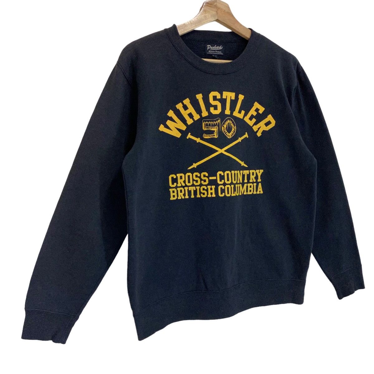 Japanese Brand × Vintage Panhard Whistler Big Logo Crewneck Sweatshirt Size M Size US M / EU 48-50 / 2 - 2 Thumbnail