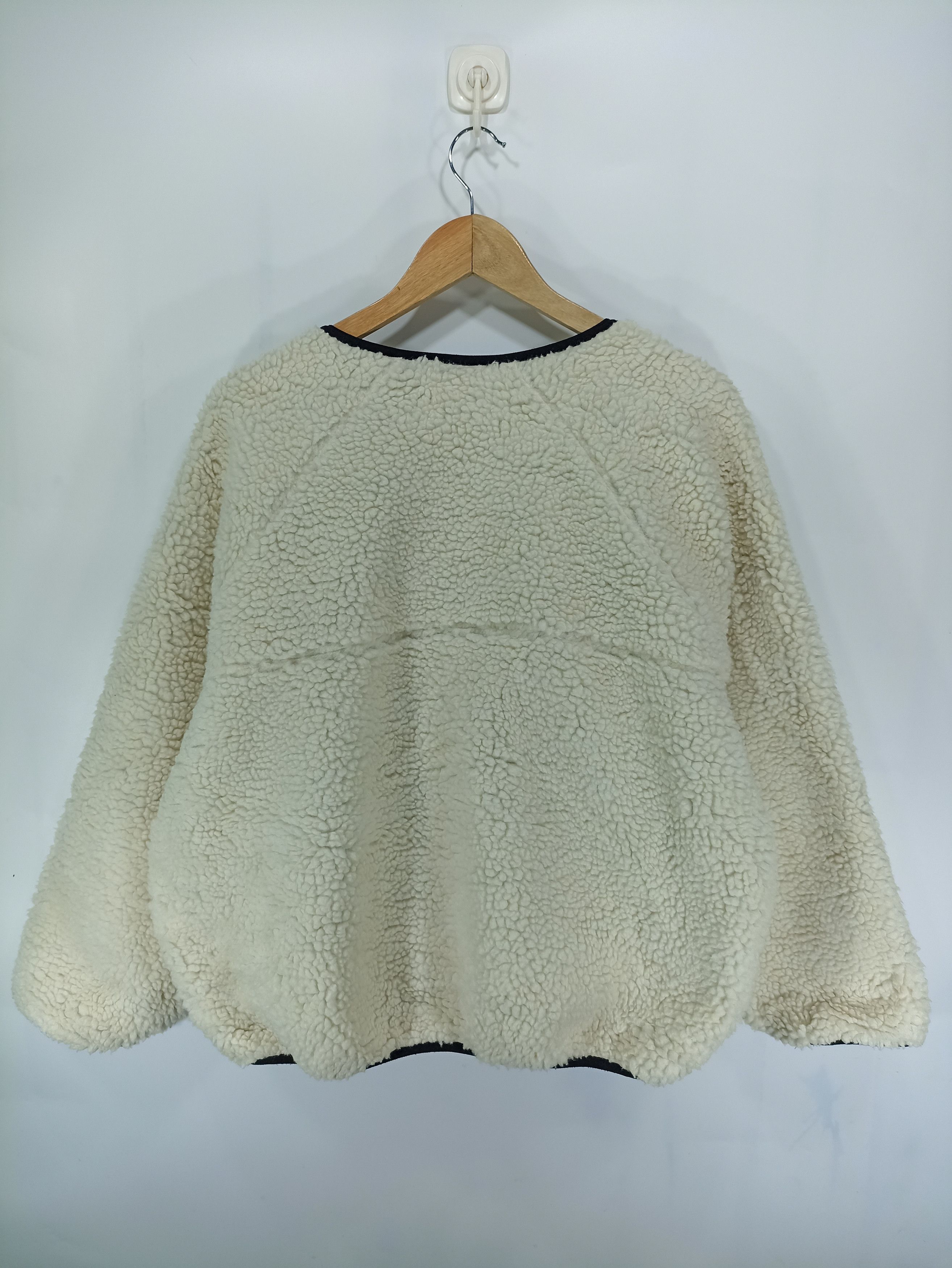 Beauty Beast × Japanese Brand Freak's Store Cropped Reversible Sherpa Fleece Size US L / EU 52-54 / 3 - 6 Thumbnail
