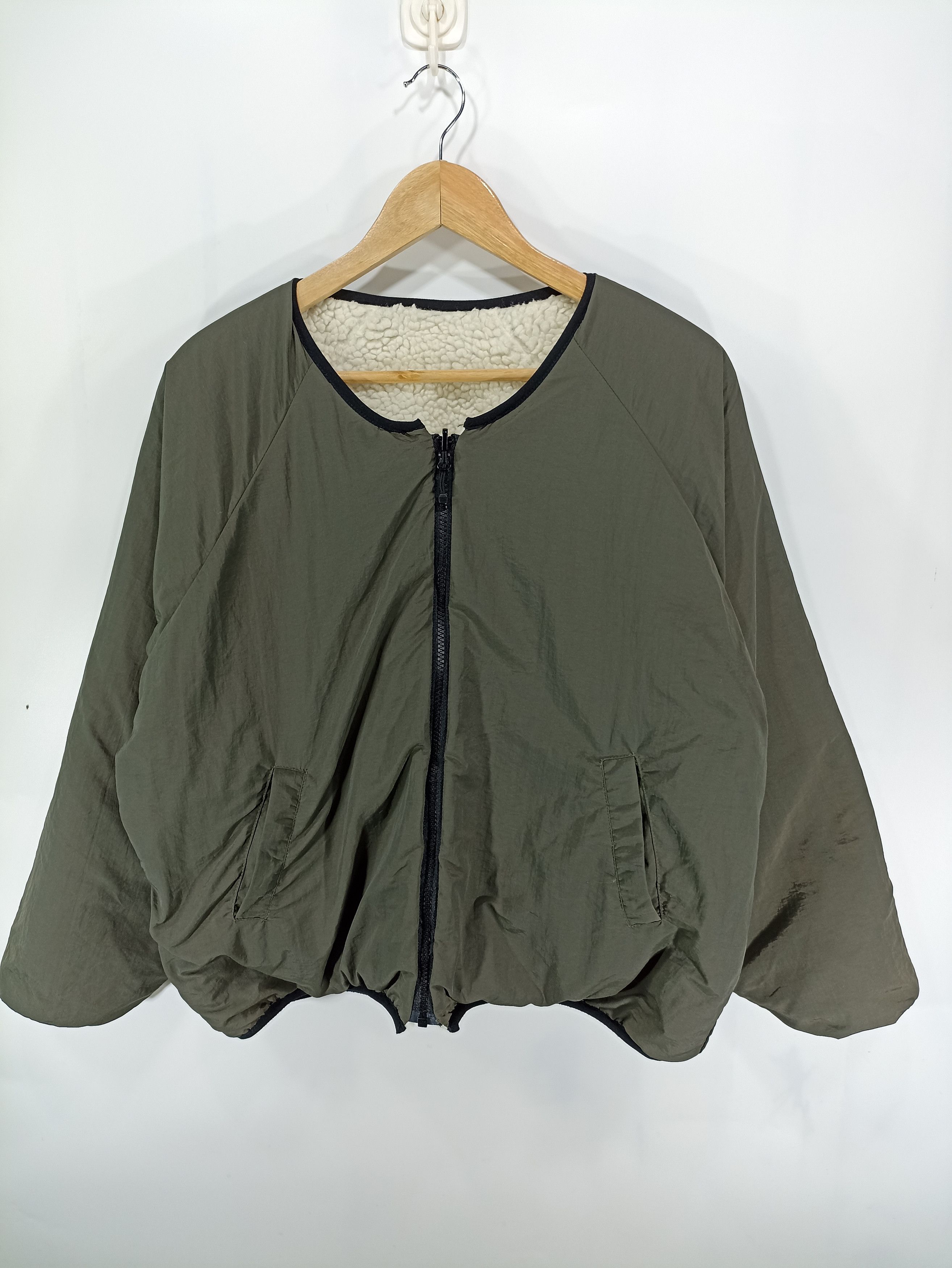 Beauty Beast × Japanese Brand Freak's Store Cropped Reversible Sherpa Fleece Size US L / EU 52-54 / 3 - 7 Thumbnail