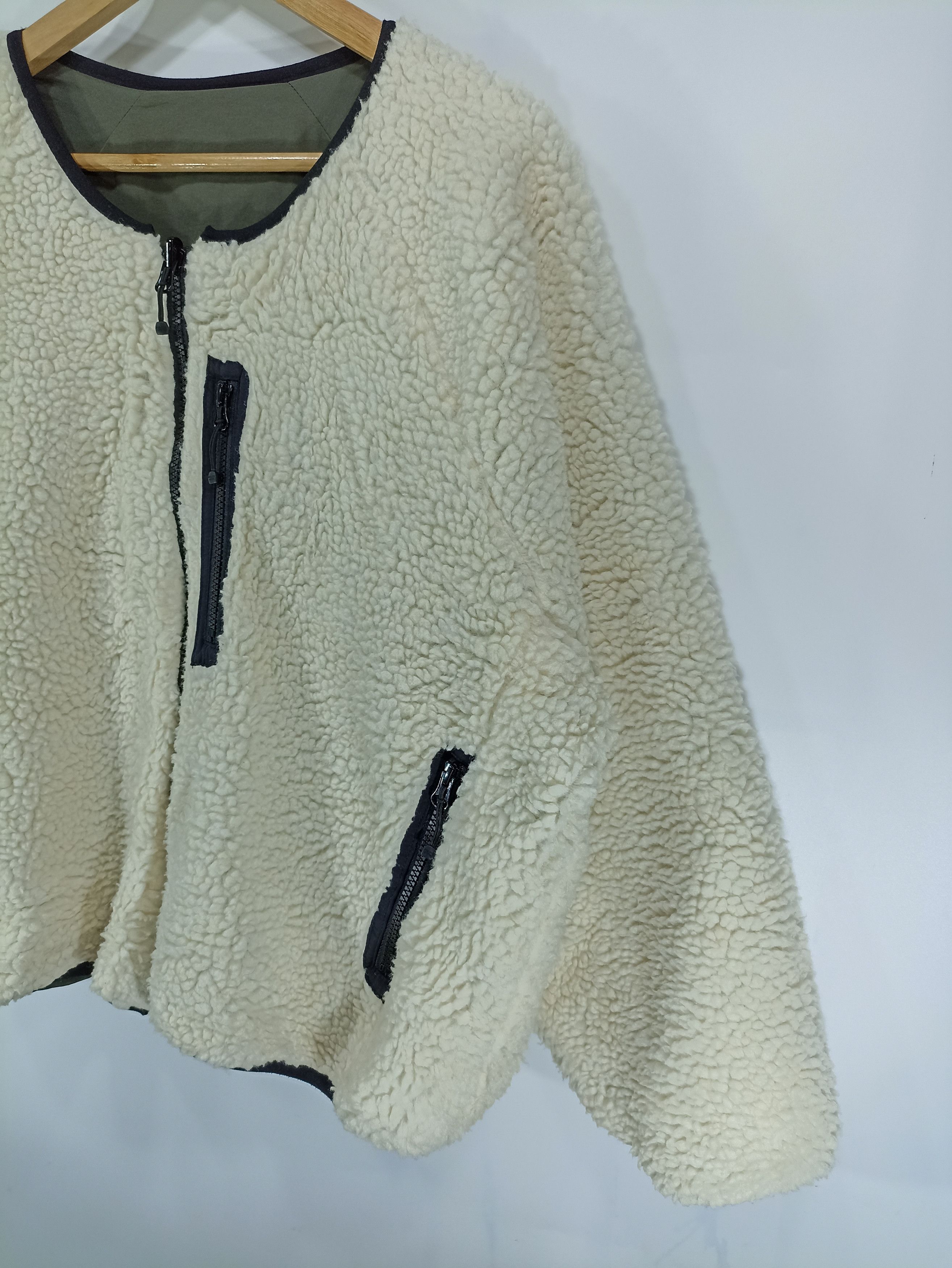 Beauty Beast × Japanese Brand Freak's Store Cropped Reversible Sherpa Fleece Size US L / EU 52-54 / 3 - 2 Thumbnail