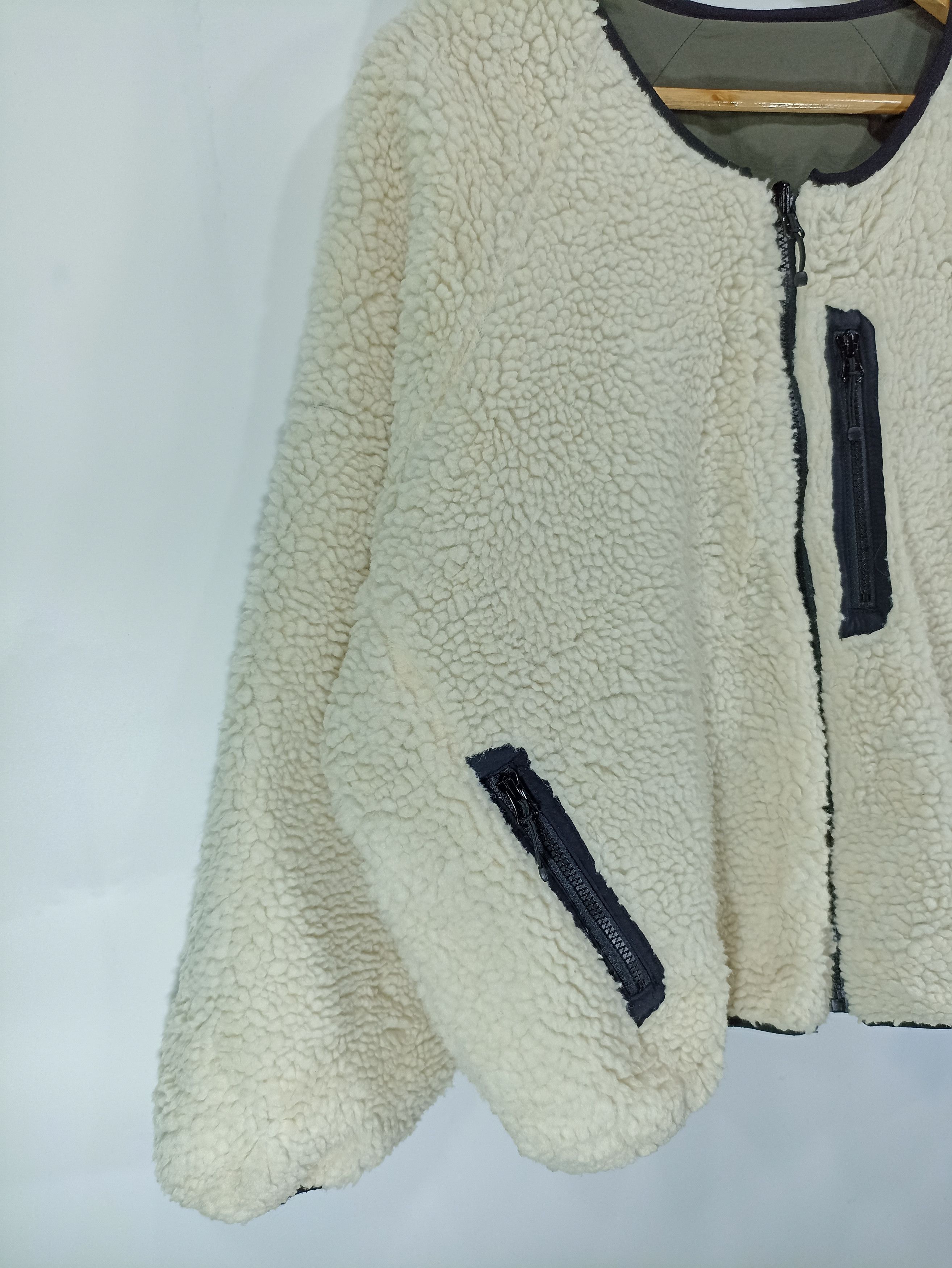 Beauty Beast × Japanese Brand Freak's Store Cropped Reversible Sherpa Fleece Size US L / EU 52-54 / 3 - 3 Thumbnail