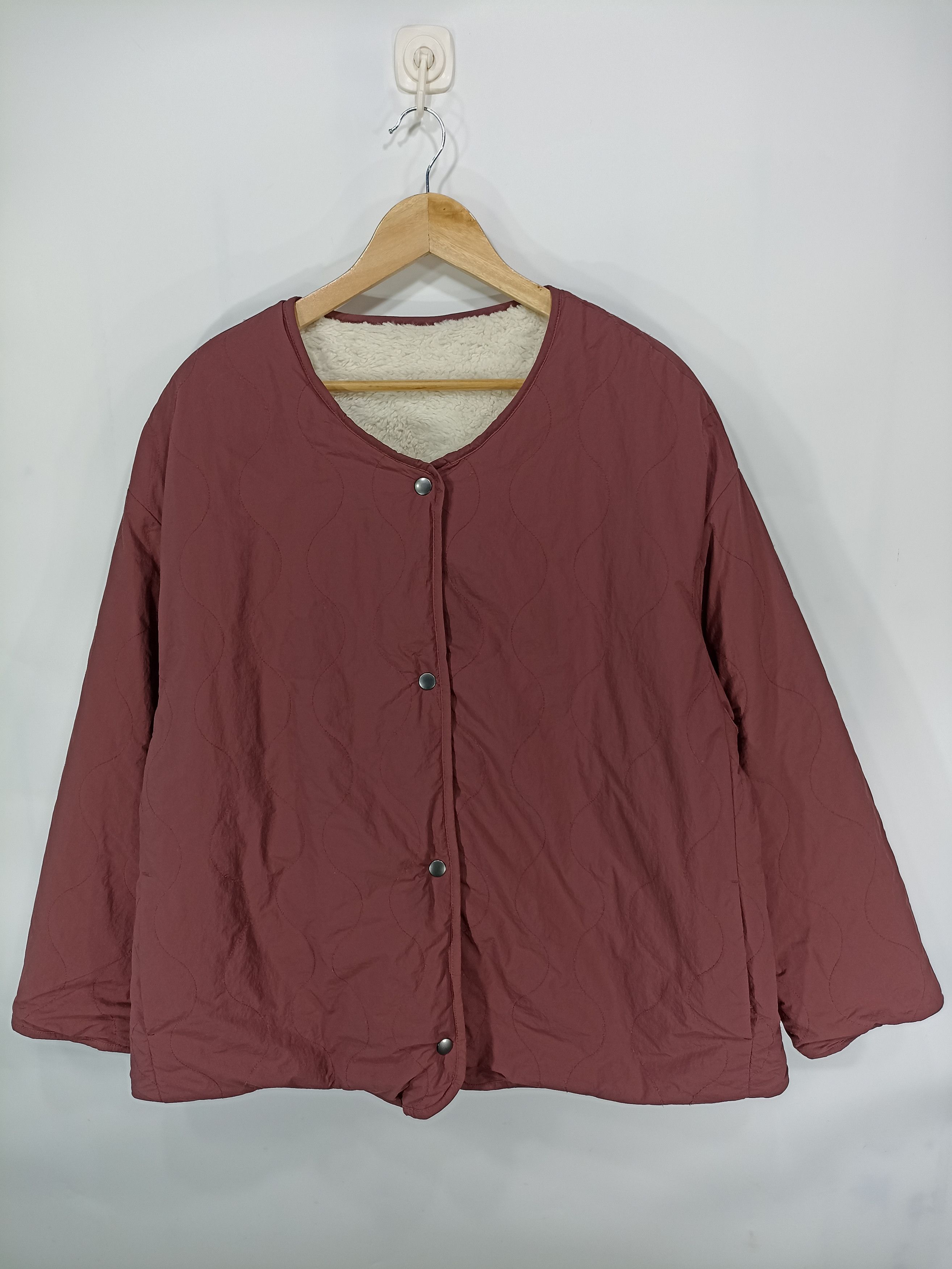 Japanese Brand × Uniqlo Vintage Uniqlo Reversible Pile Fleece Size US XL / EU 56 / 4 - 2 Thumbnail