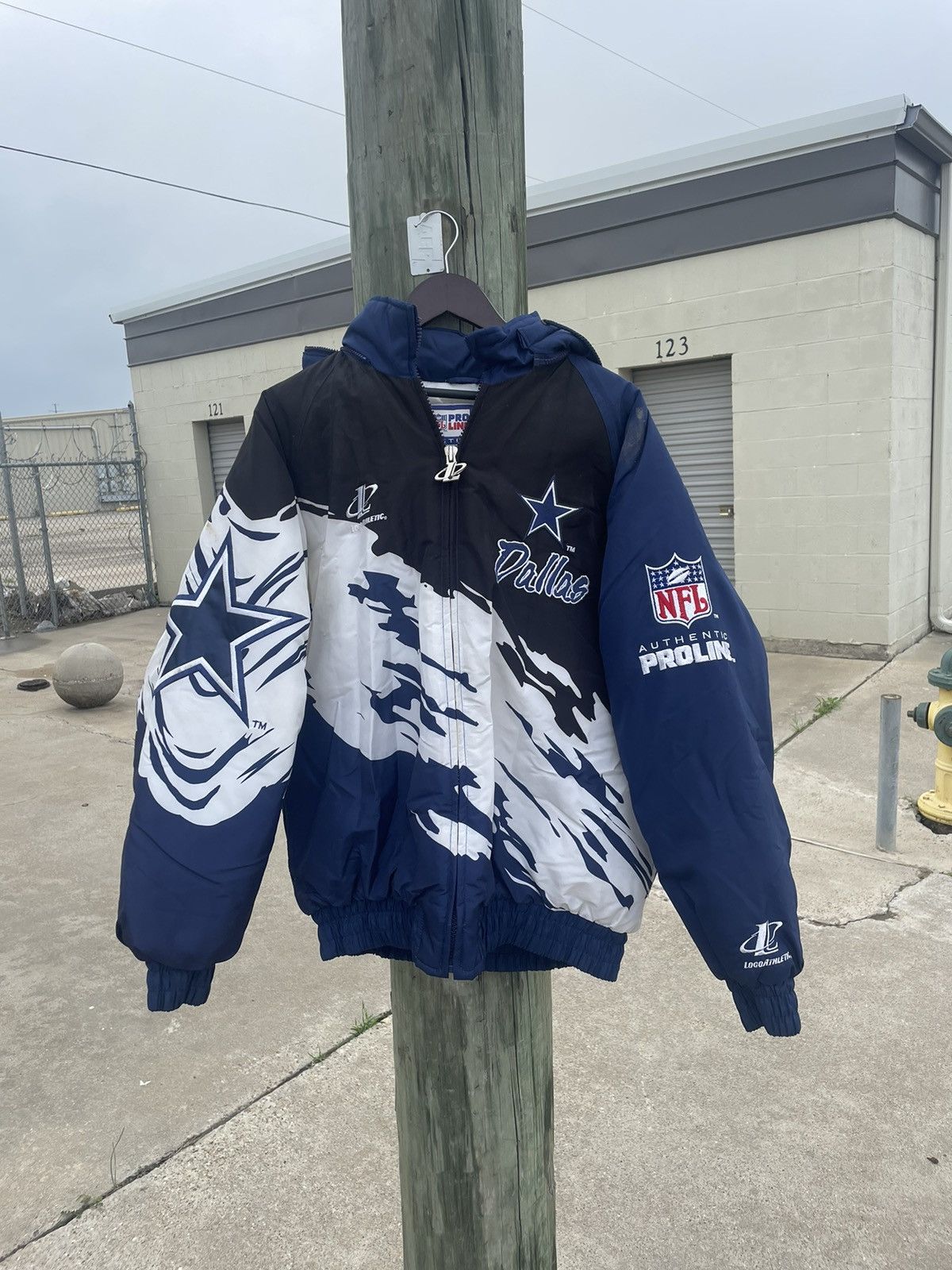 Vintage Vintage Proline Logo Athletic Dallas Cowboys Splash Jacket ...
