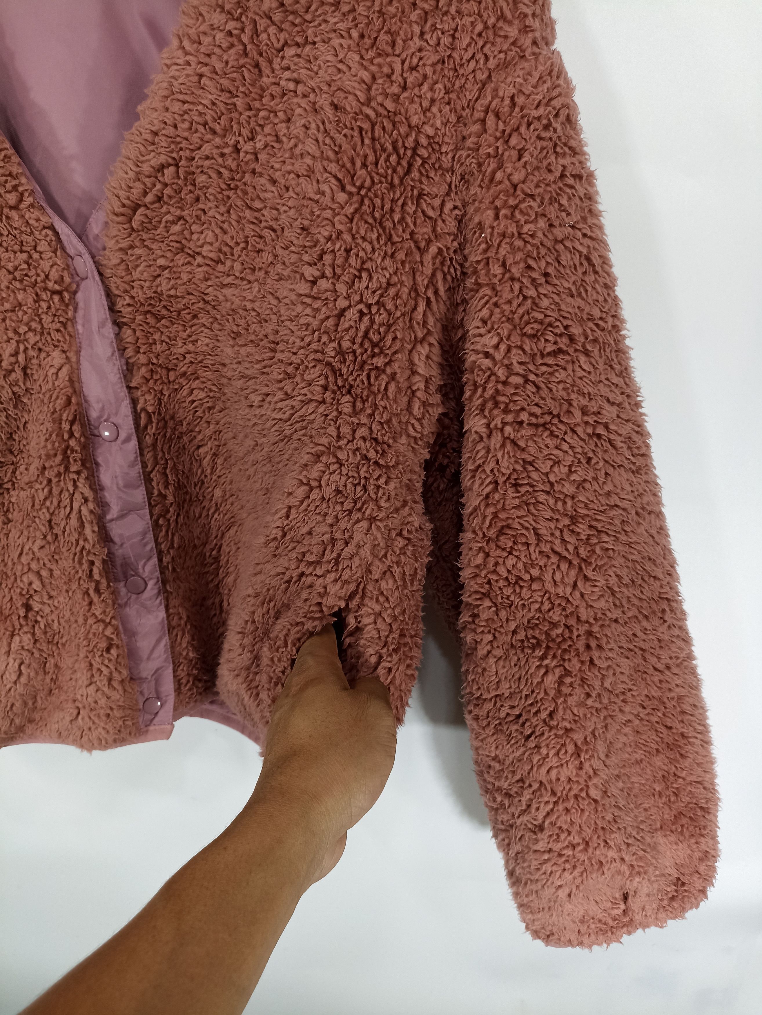 20471120 × Beauty Beast × Japanese Brand W Closet Reversible Cropped Pile Fleece Cardigan Jacket Size US S / EU 44-46 / 1 - 9 Thumbnail