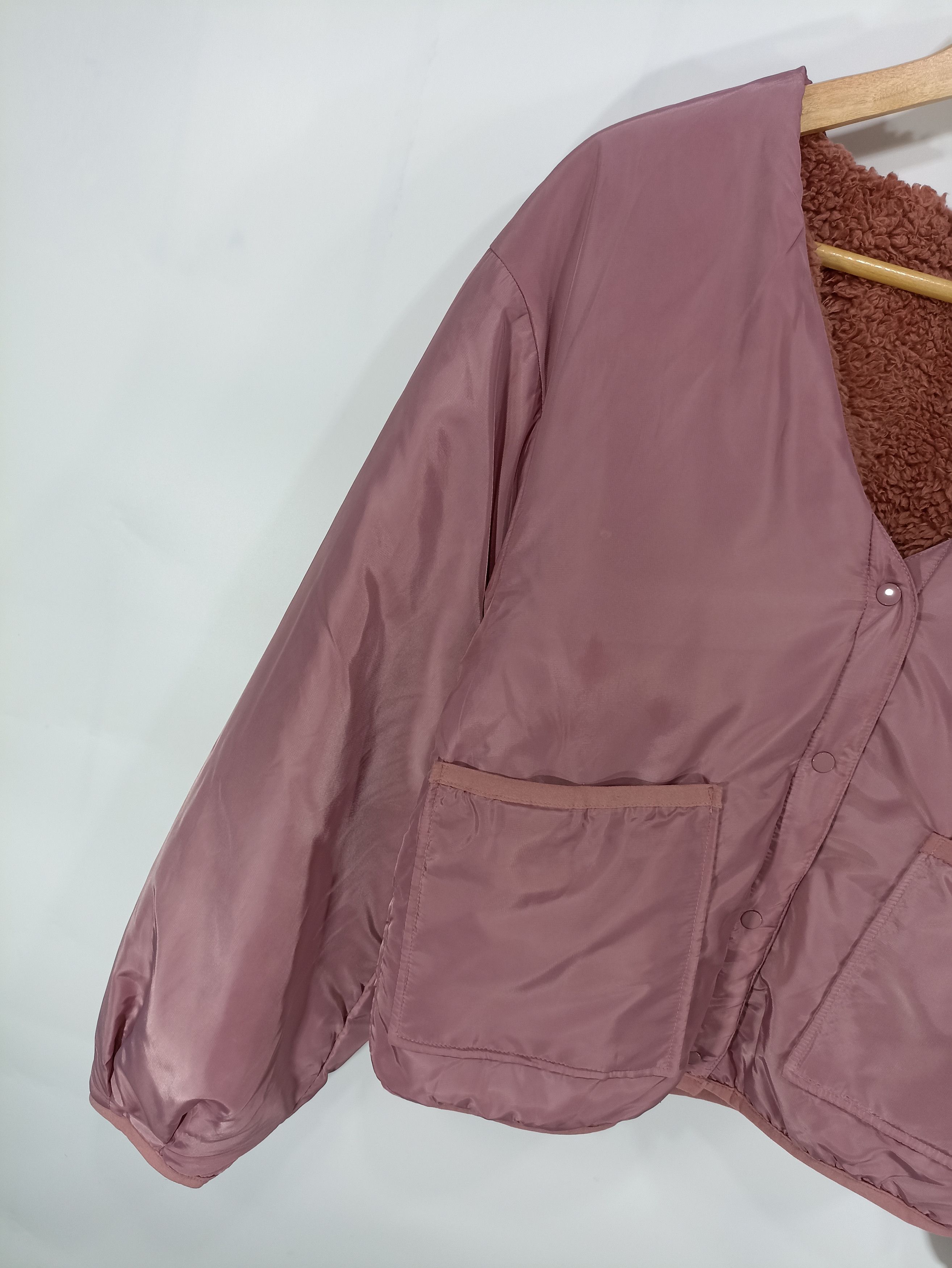 20471120 × Beauty Beast × Japanese Brand W Closet Reversible Cropped Pile Fleece Cardigan Jacket Size US S / EU 44-46 / 1 - 4 Thumbnail