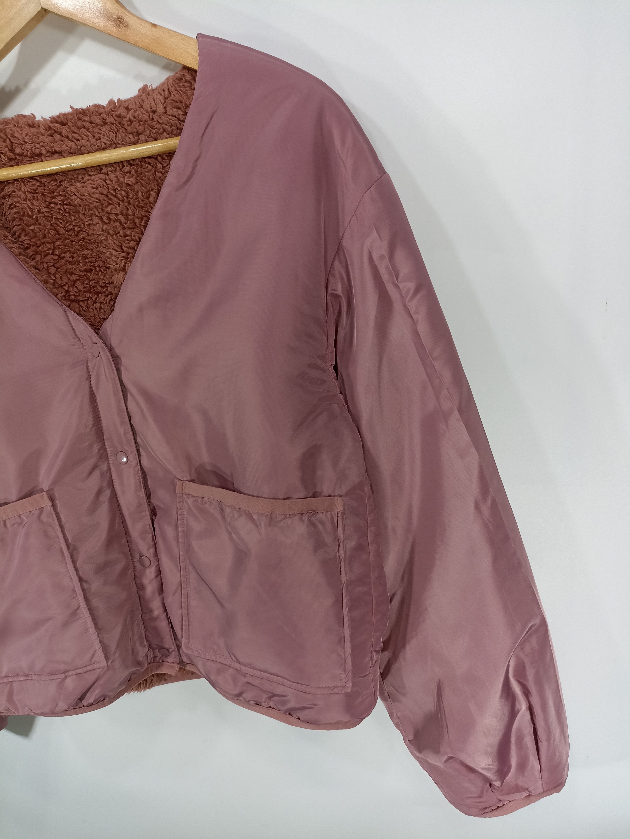 20471120 × Beauty Beast × Japanese Brand W Closet Reversible Cropped Pile Fleece Cardigan Jacket Size US S / EU 44-46 / 1 - 3 Thumbnail