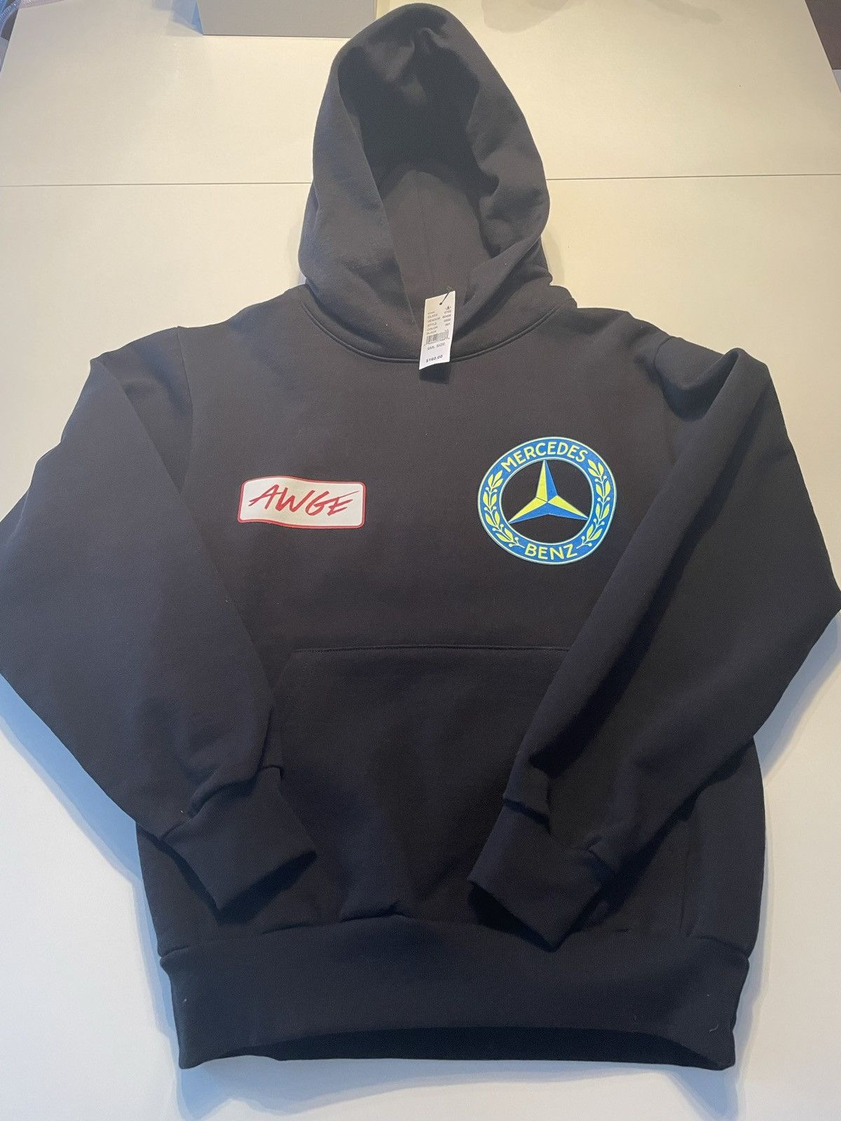 AWGE Mercedes Benz ASAP Rocky Hoodie Sweatshirt factory - LARGE