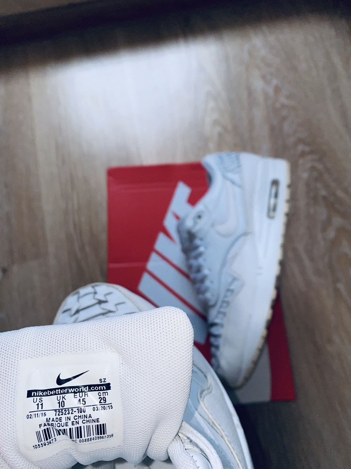 Nike × atmos NikeLab Air Max 1 Woven Parra Tn ACG Bw Size US 11 / EU 44 - 11 Thumbnail