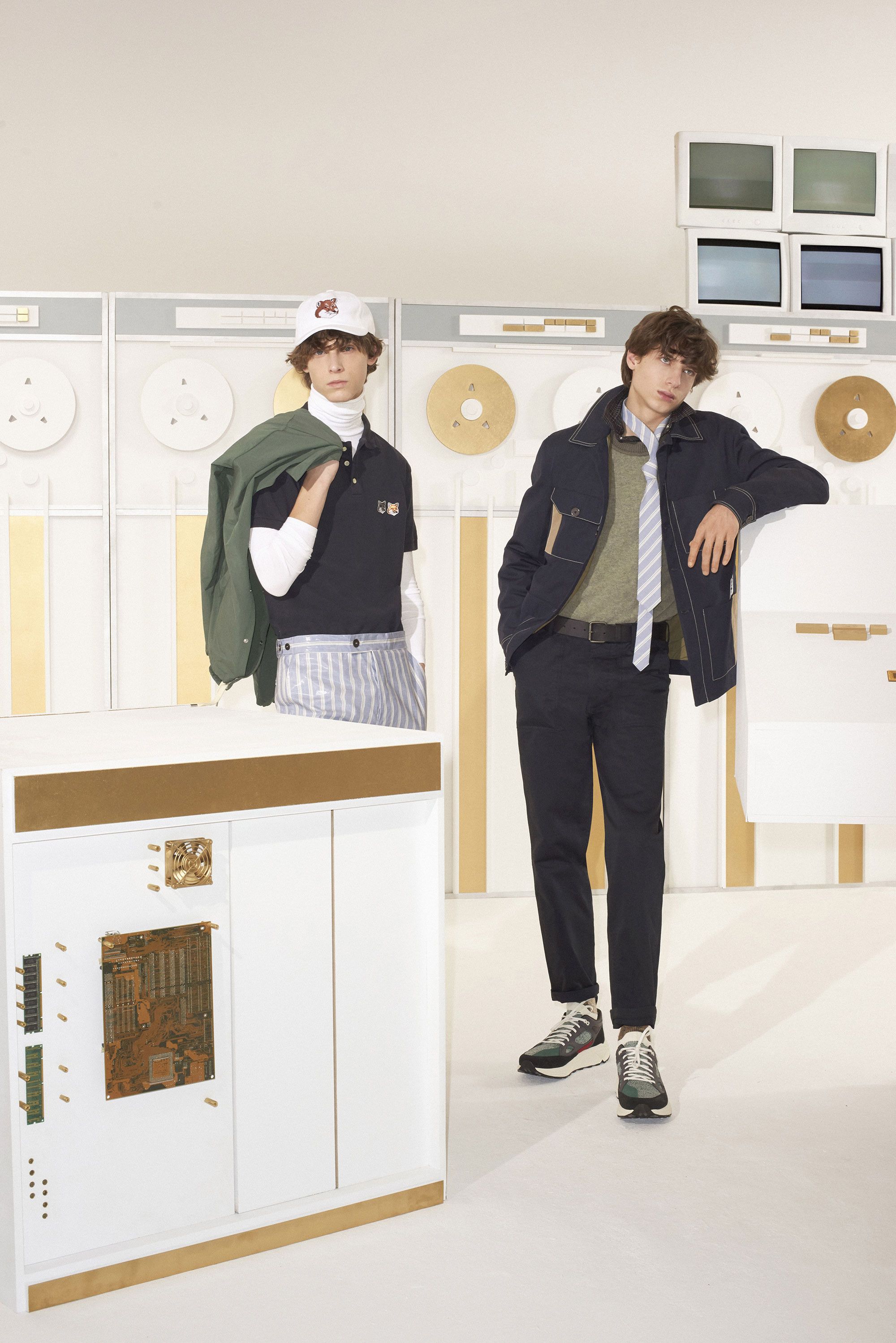 Brandblack × Maison Kitsune MAISON KITSUNÉ X BRANDBLACK AURA RUNNER Size US 6.5 / IT 36.5 - 3 Thumbnail