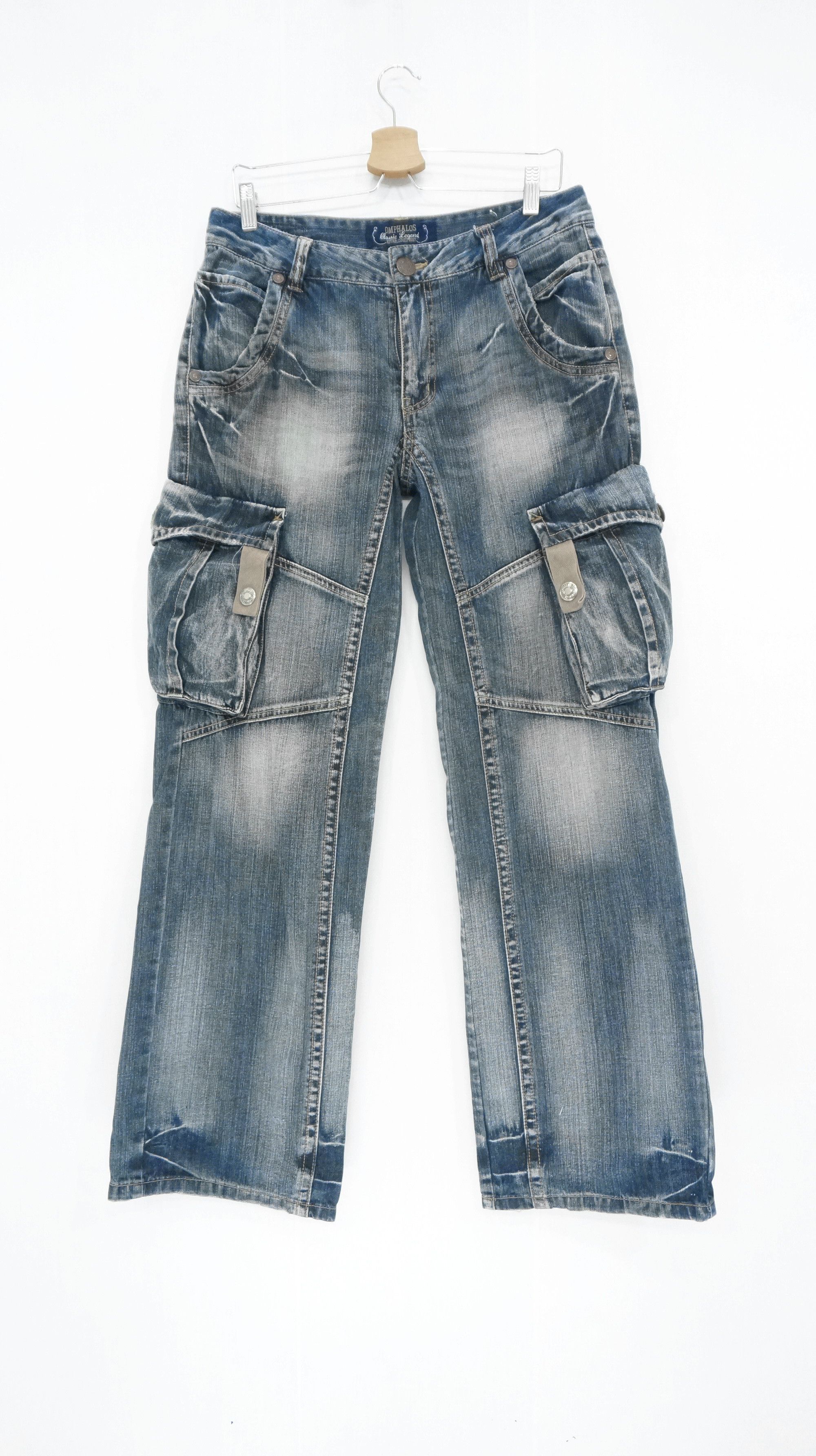 Japanese Brand Fie 🔥 Vintage OMPHALOS Japan Cargo Pants Size US 32 / EU 48 - 1 Thumbnail