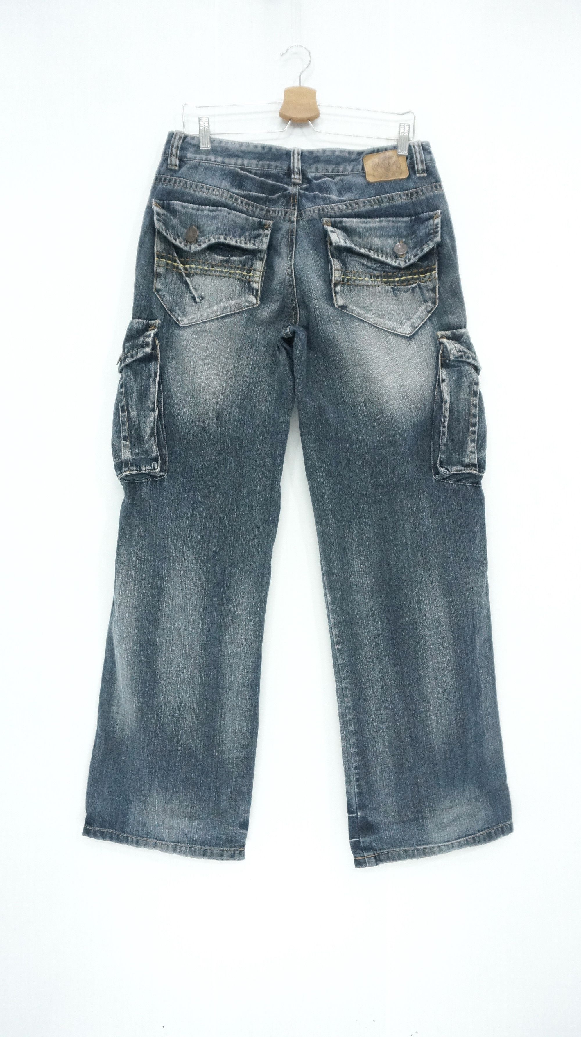Japanese Brand Fie 🔥 Vintage OMPHALOS Japan Cargo Pants Size US 32 / EU 48 - 3 Thumbnail