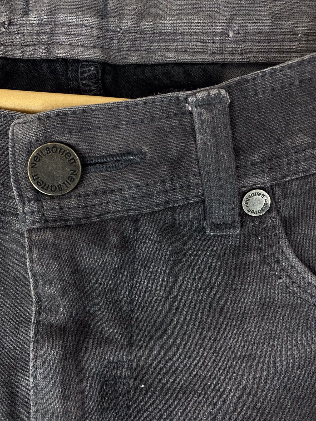 Designer × Neil Barrett Rare design Neil Barret denim black jeans Size US 33 - 4 Thumbnail