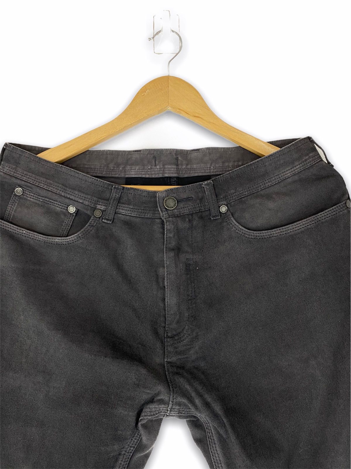 Designer × Neil Barrett Rare design Neil Barret denim black jeans Size US 33 - 3 Thumbnail