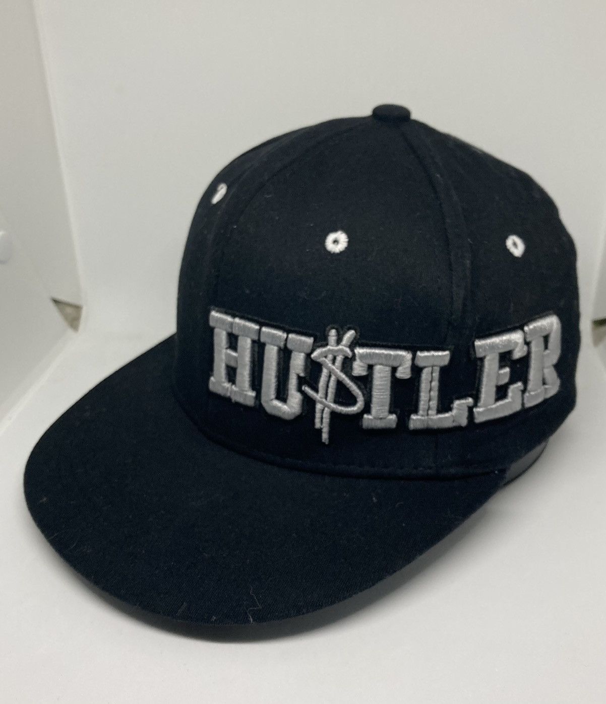 Pre-owned Grailed Hustler Fullcap Snapback In Black
