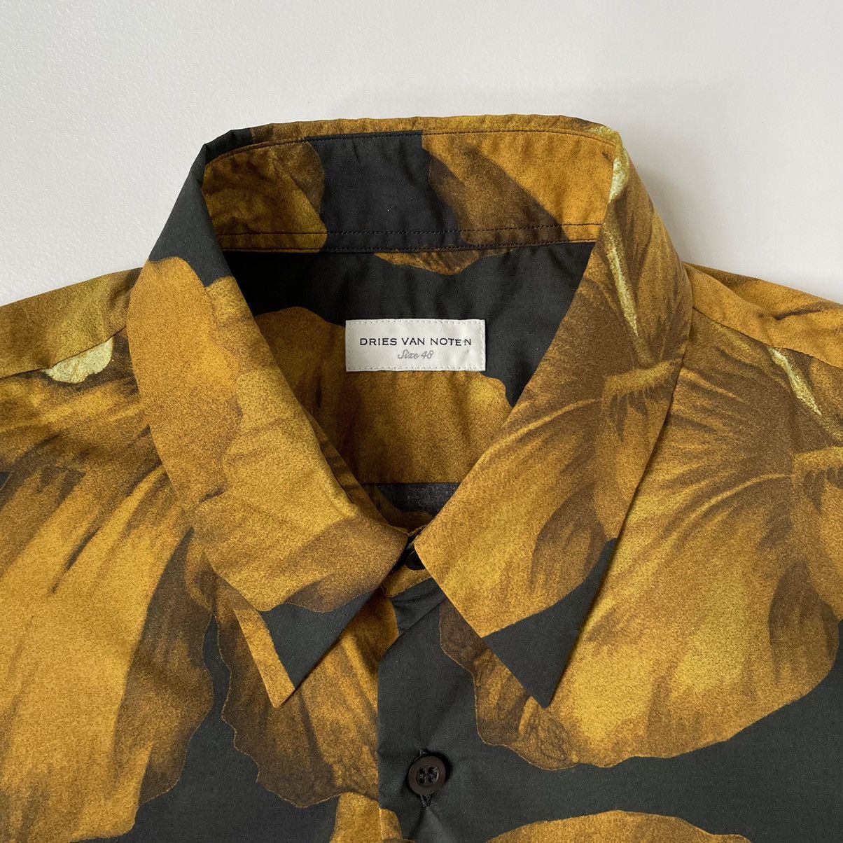 Dries Van Noten S/S 20 Hibiscus Print Shirt Size US M / EU 48-50 / 2 - 3 Thumbnail