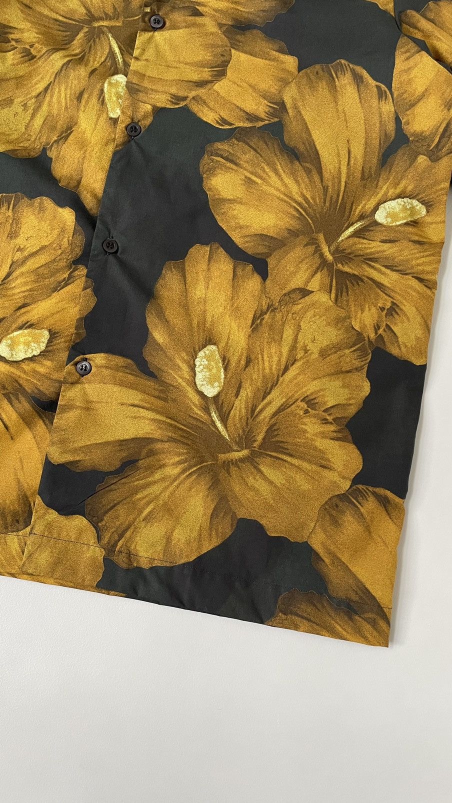 Dries Van Noten S/S 20 Hibiscus Print Shirt Size US M / EU 48-50 / 2 - 6 Thumbnail
