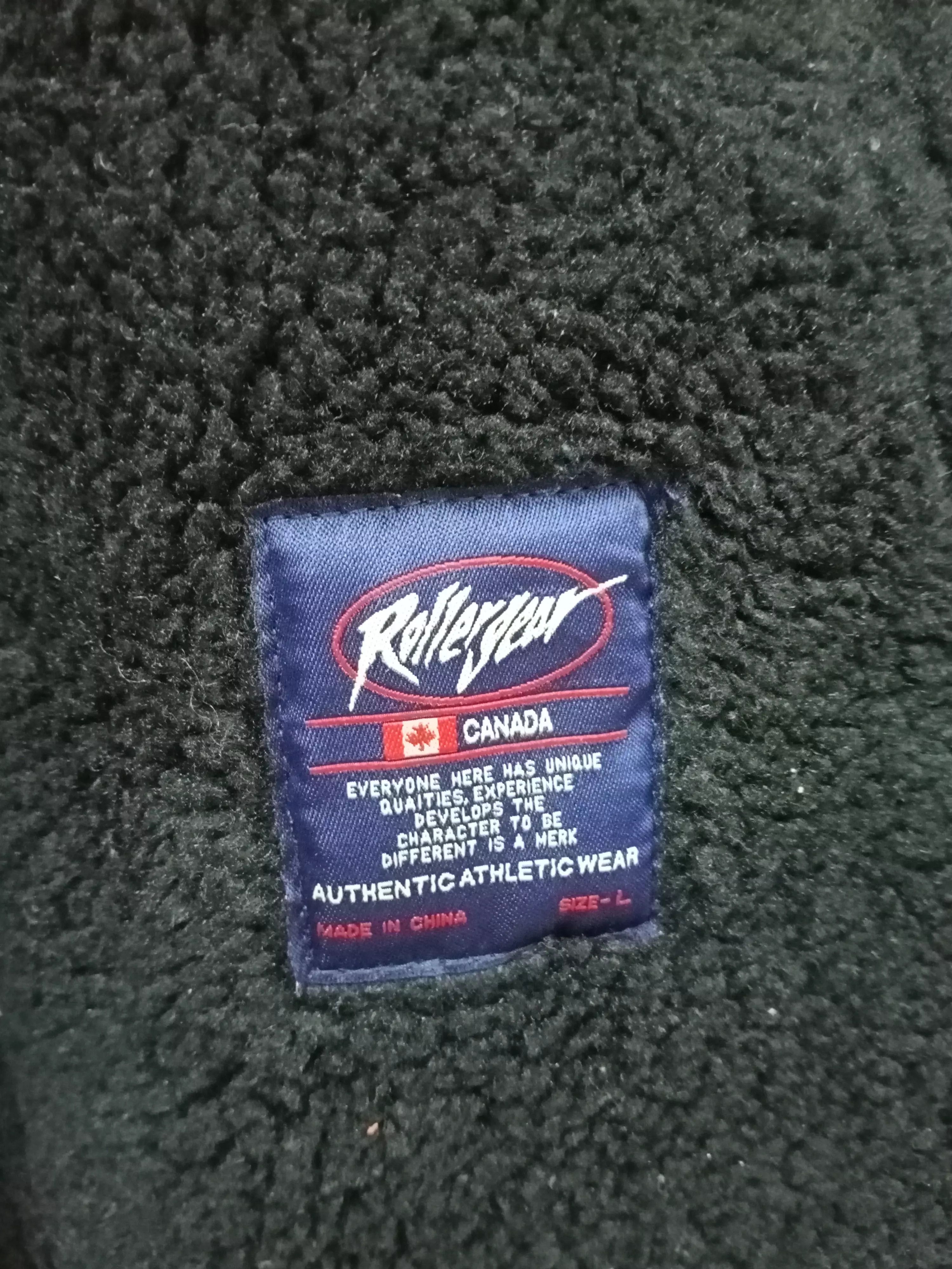 Other Vintage ROLLERGEAR Black Leather Sherpa Jacket Size US M / EU 48-50 / 2 - 10 Thumbnail
