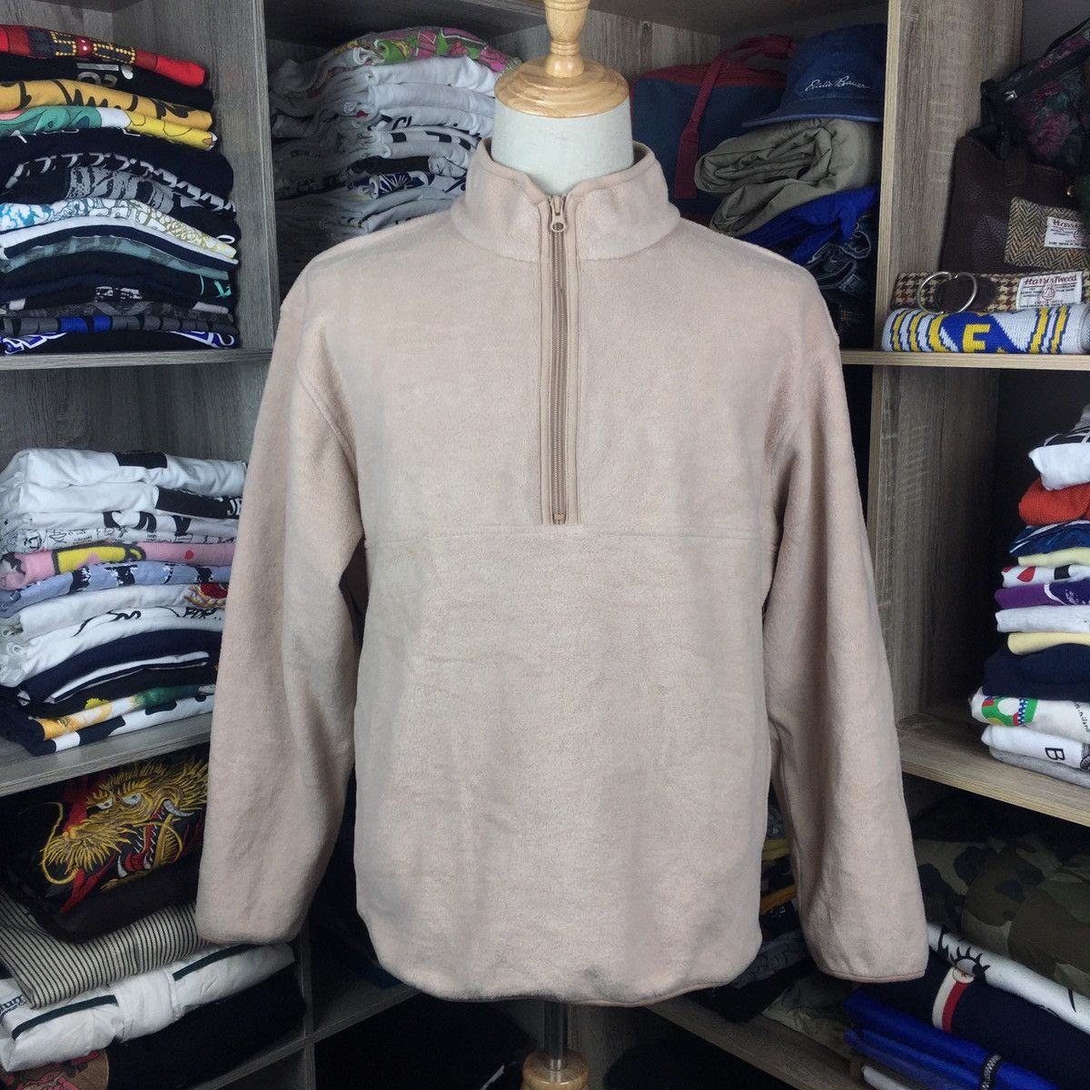 Uniqlo × Vintage 💥Final Drop💥Uniqlo Fleece Pullover Halfzip Size US XL / EU 56 / 4 - 1 Thumbnail