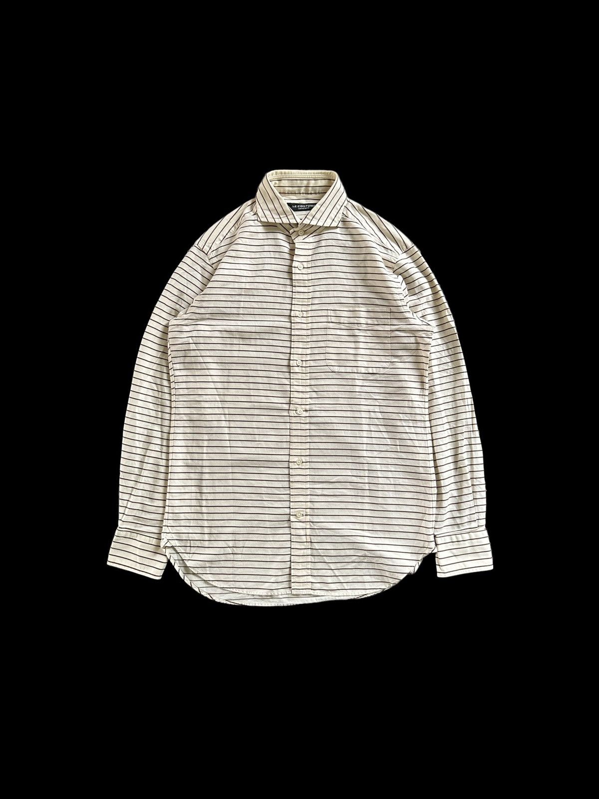 image of 2000S Boycott Le Costume Shirt Archive in Stripe, Men's (Size Medium)