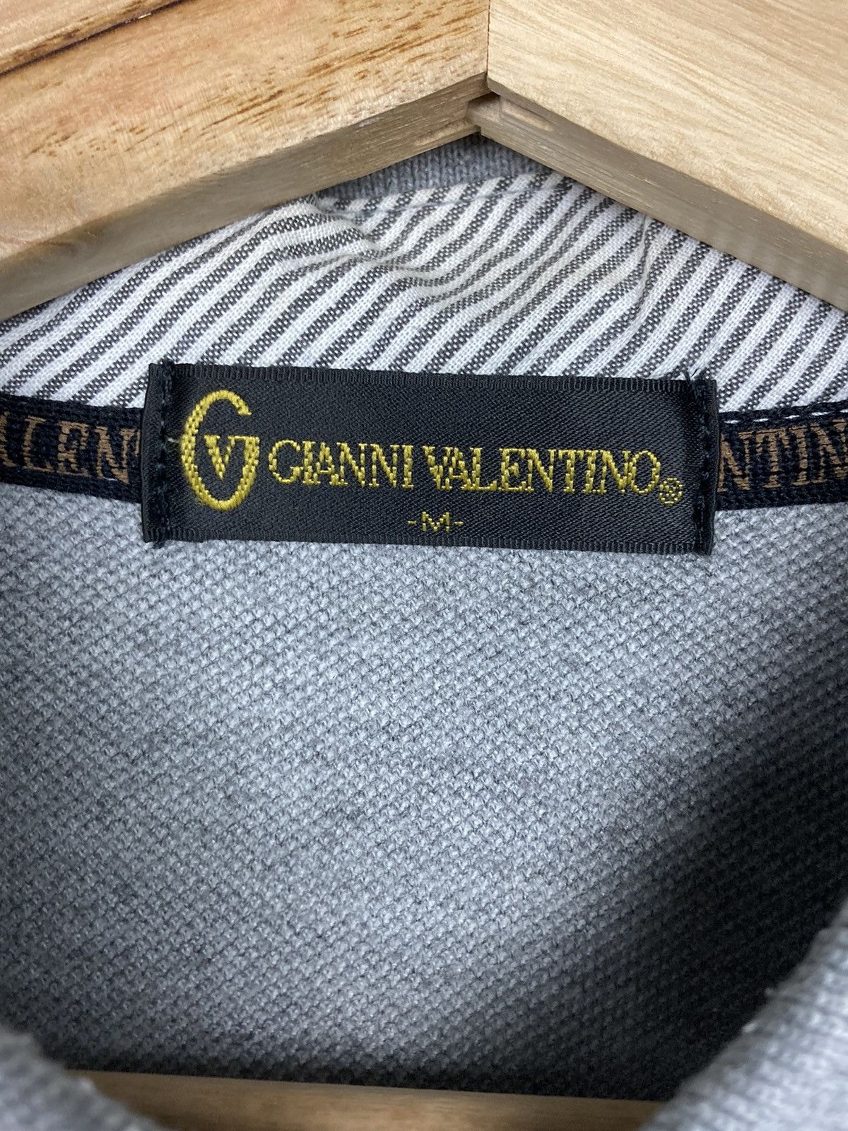Gianni Valentino Gianni Valentino Collar Long Sleeve Tee #50-4 Size US M / EU 48-50 / 2 - 5 Thumbnail