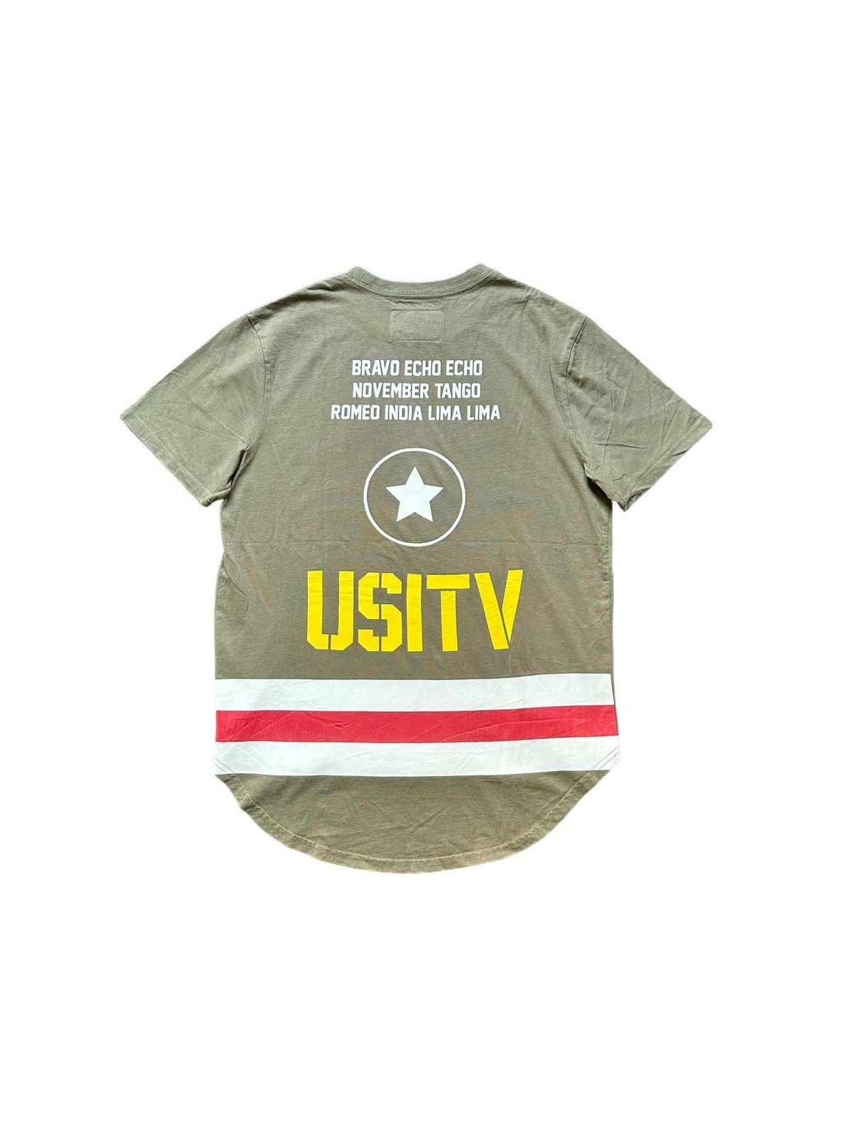 image of Been Trill Usitv Tee in Olive, Men's (Size Medium)