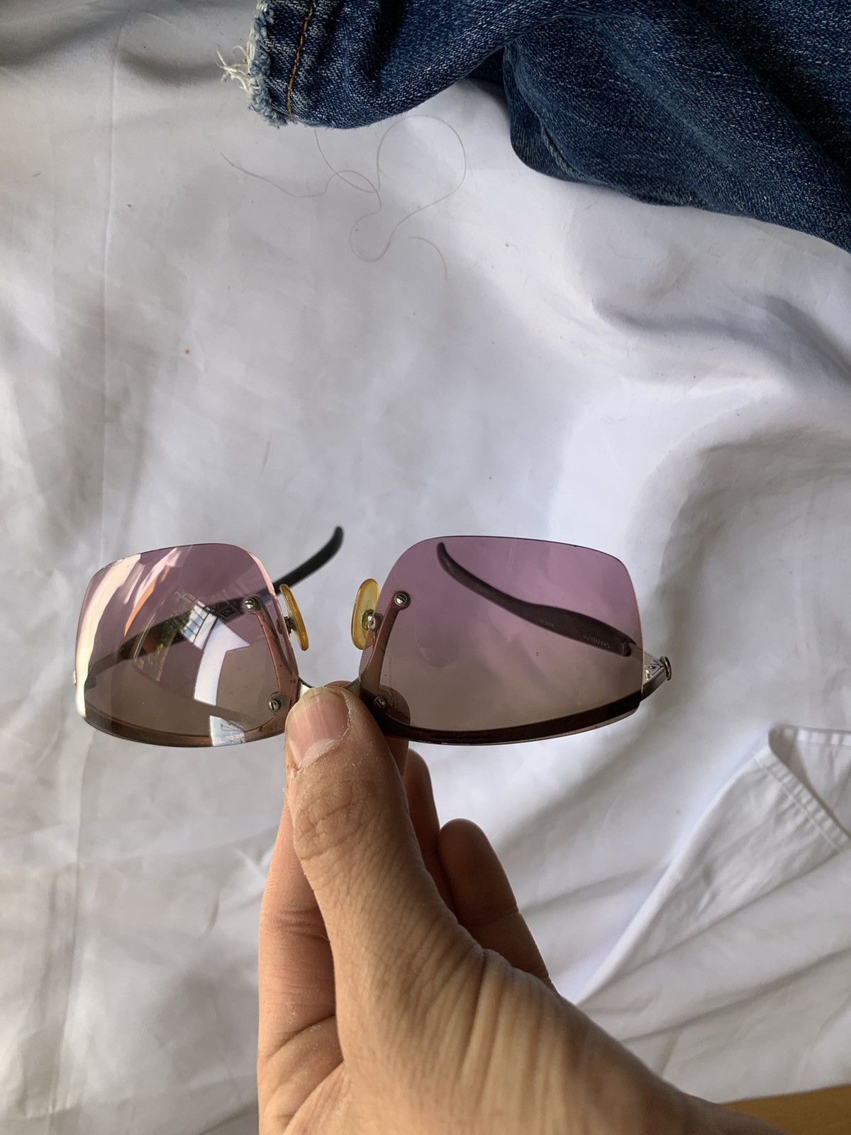 Chanel Vintage Sunglasses Silver 4009 123/77 Size ONE SIZE - 5 Thumbnail