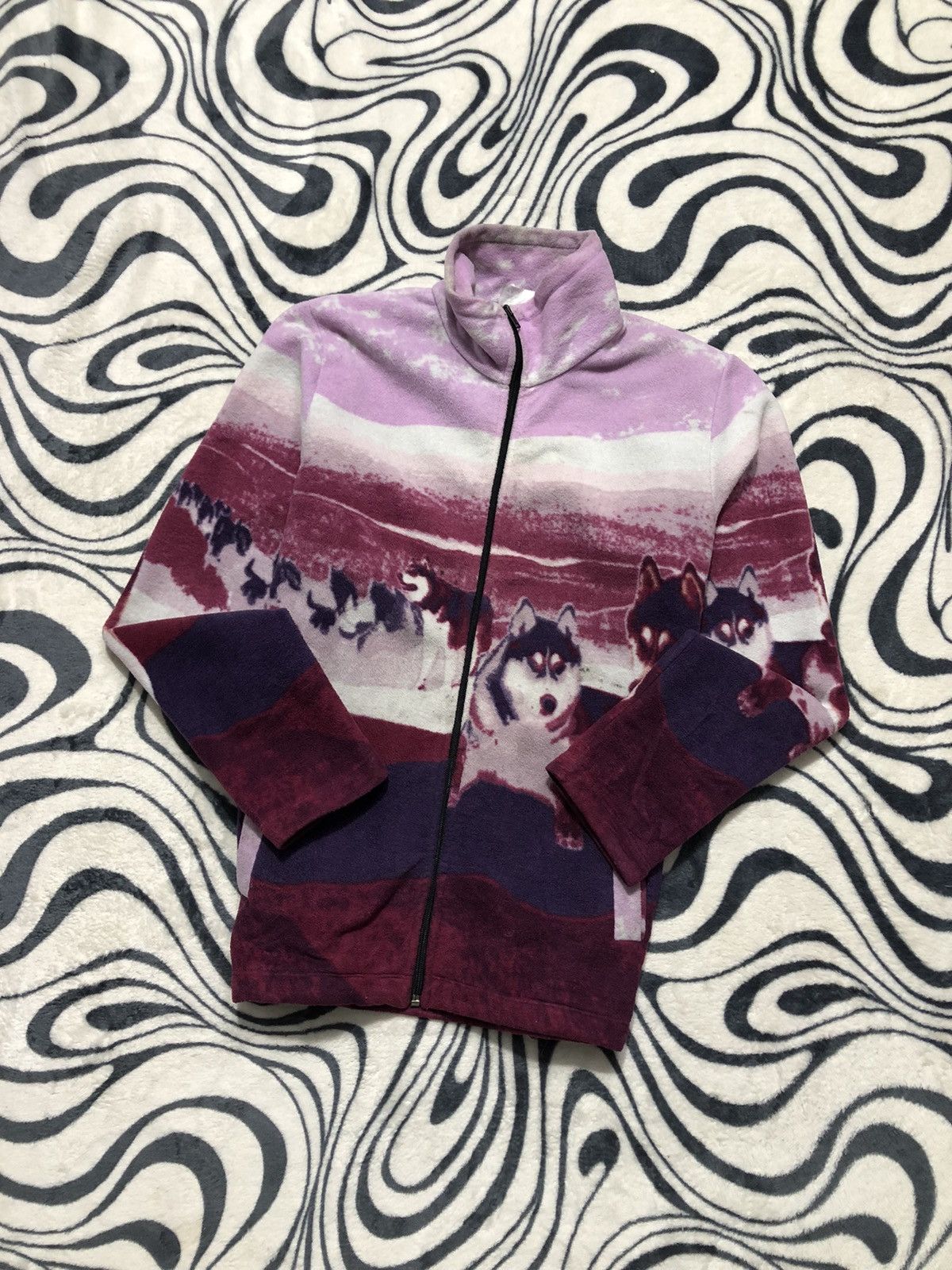 Vintage Vintage WOLF Fleece Jacket Size US M / EU 48-50 / 2 - 1 Thumbnail