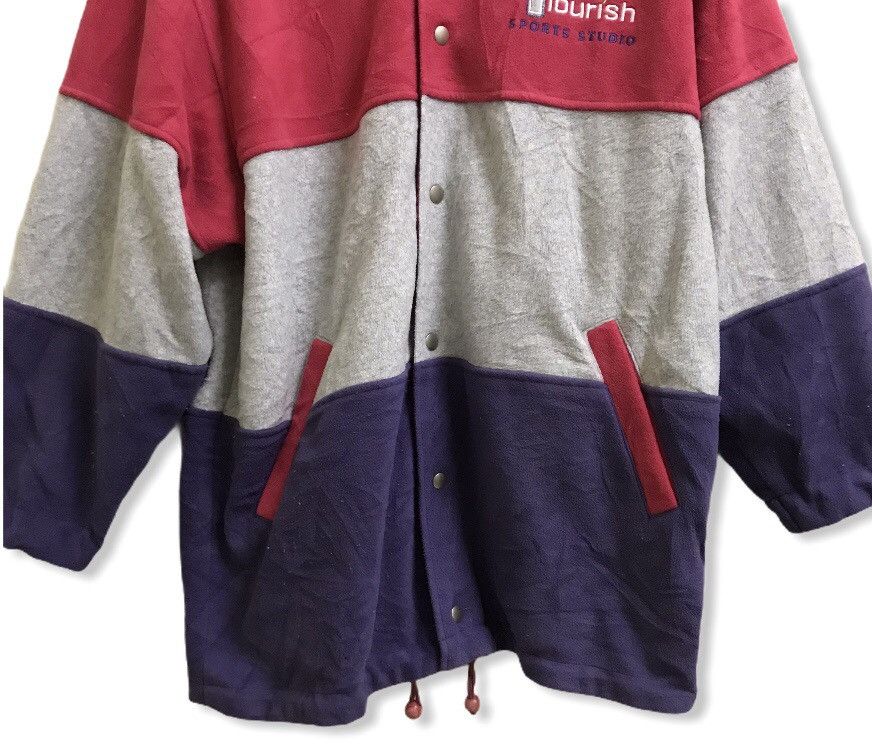Japanese Brand Vintage 90s Flourish sport studio multicolour big logo. Size US XL / EU 56 / 4 - 5 Thumbnail