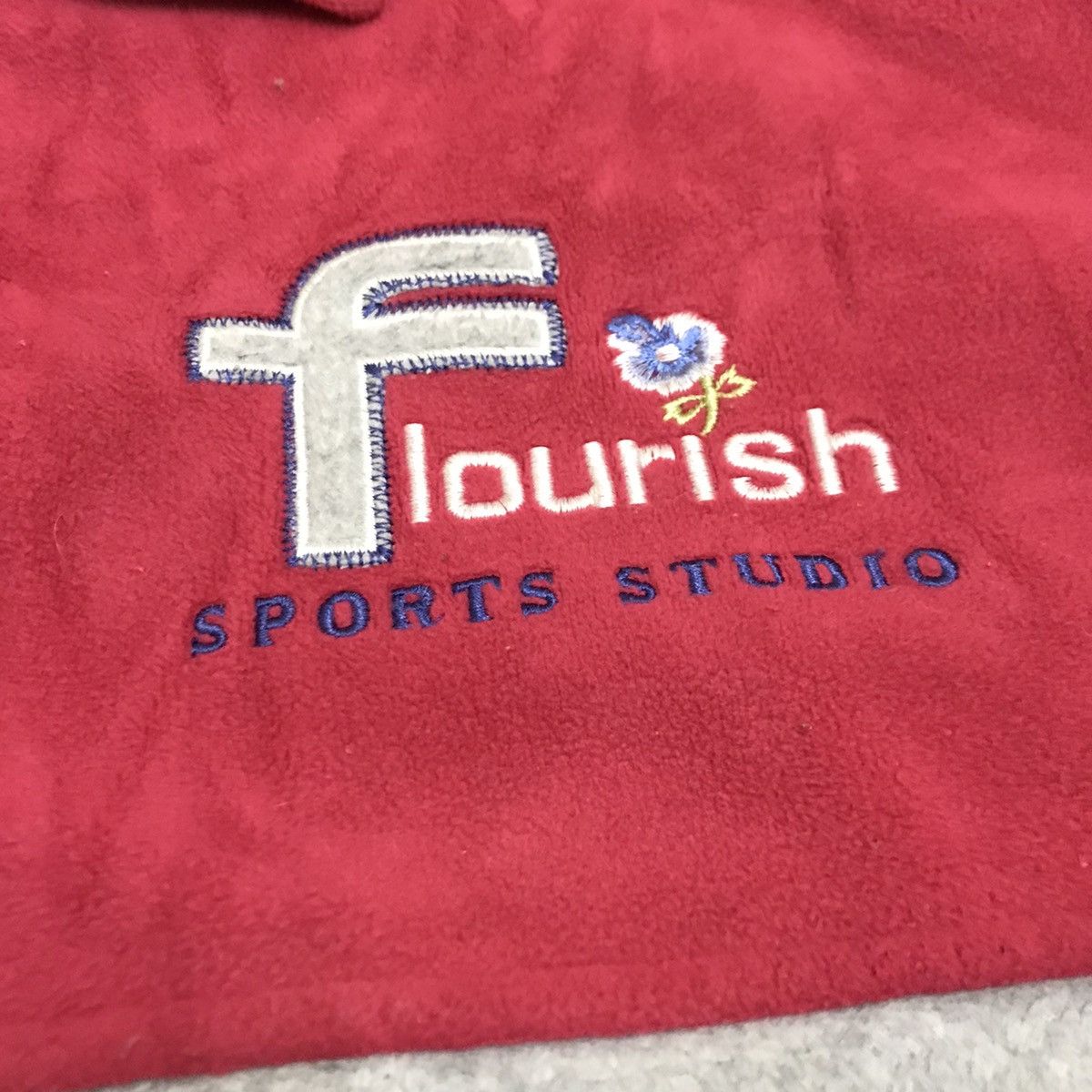 Japanese Brand Vintage 90s Flourish sport studio multicolour big logo. Size US XL / EU 56 / 4 - 10 Thumbnail