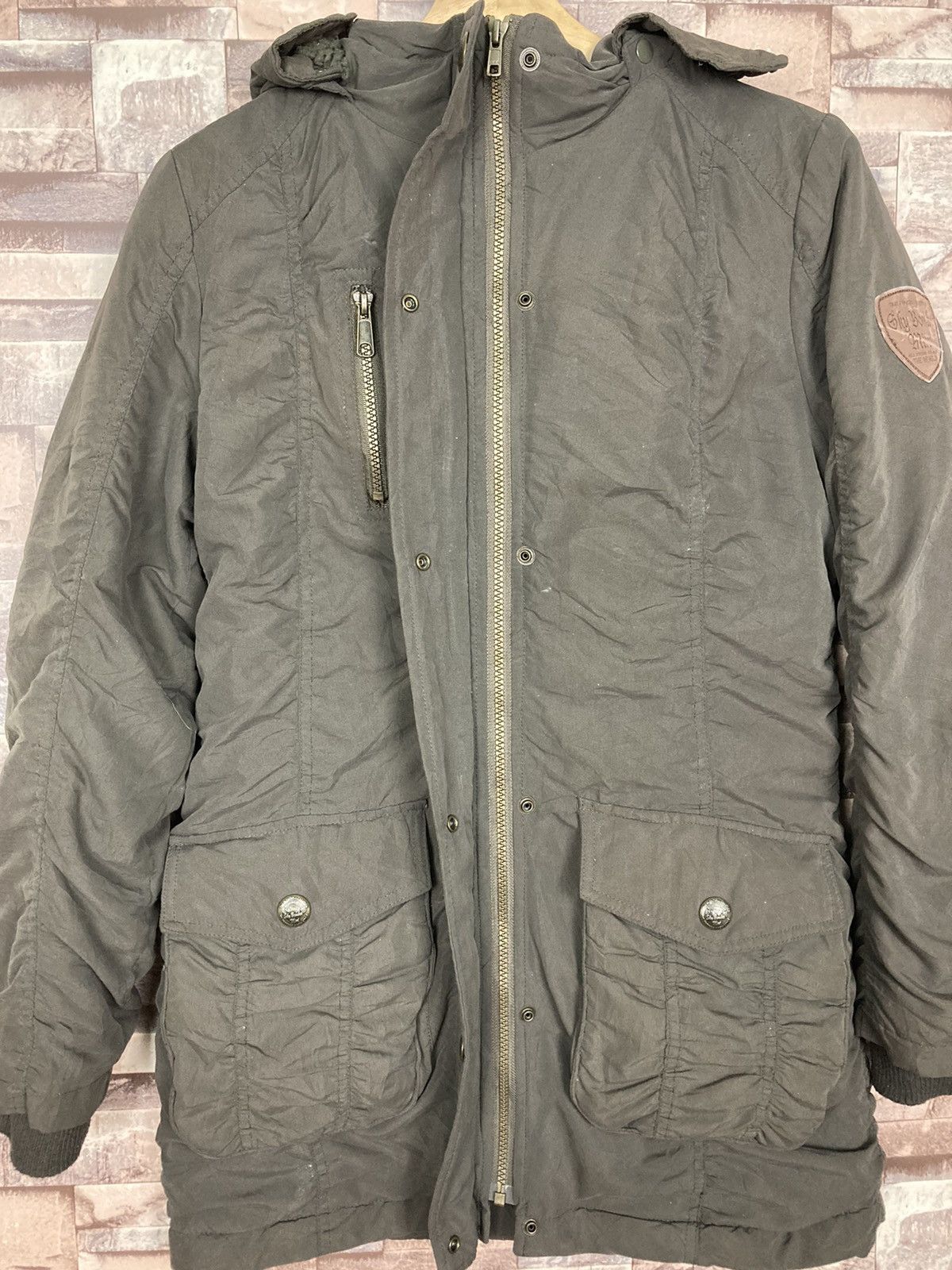 Japanese Brand Sky Bomber Mini Zipper Hoodie Pocket Jacket Size US S / EU 44-46 / 1 - 4 Thumbnail