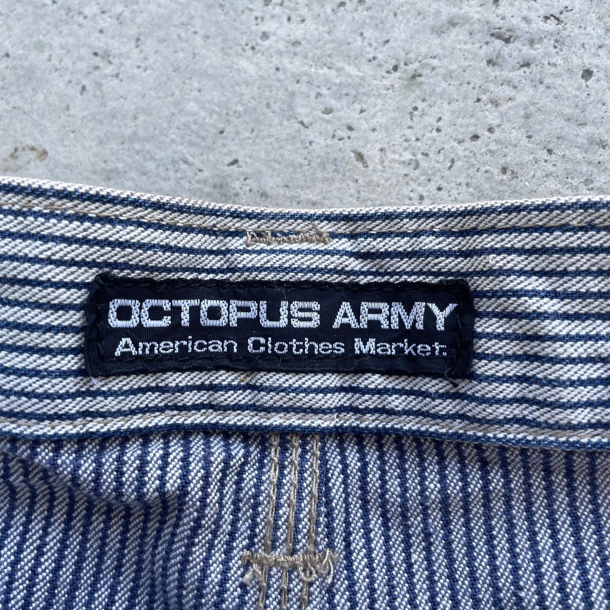 Japanese Brand Vintage Octopus Army Faded Striped Cargo Pants Tactical W30 Size US 30 / EU 46 - 9 Thumbnail