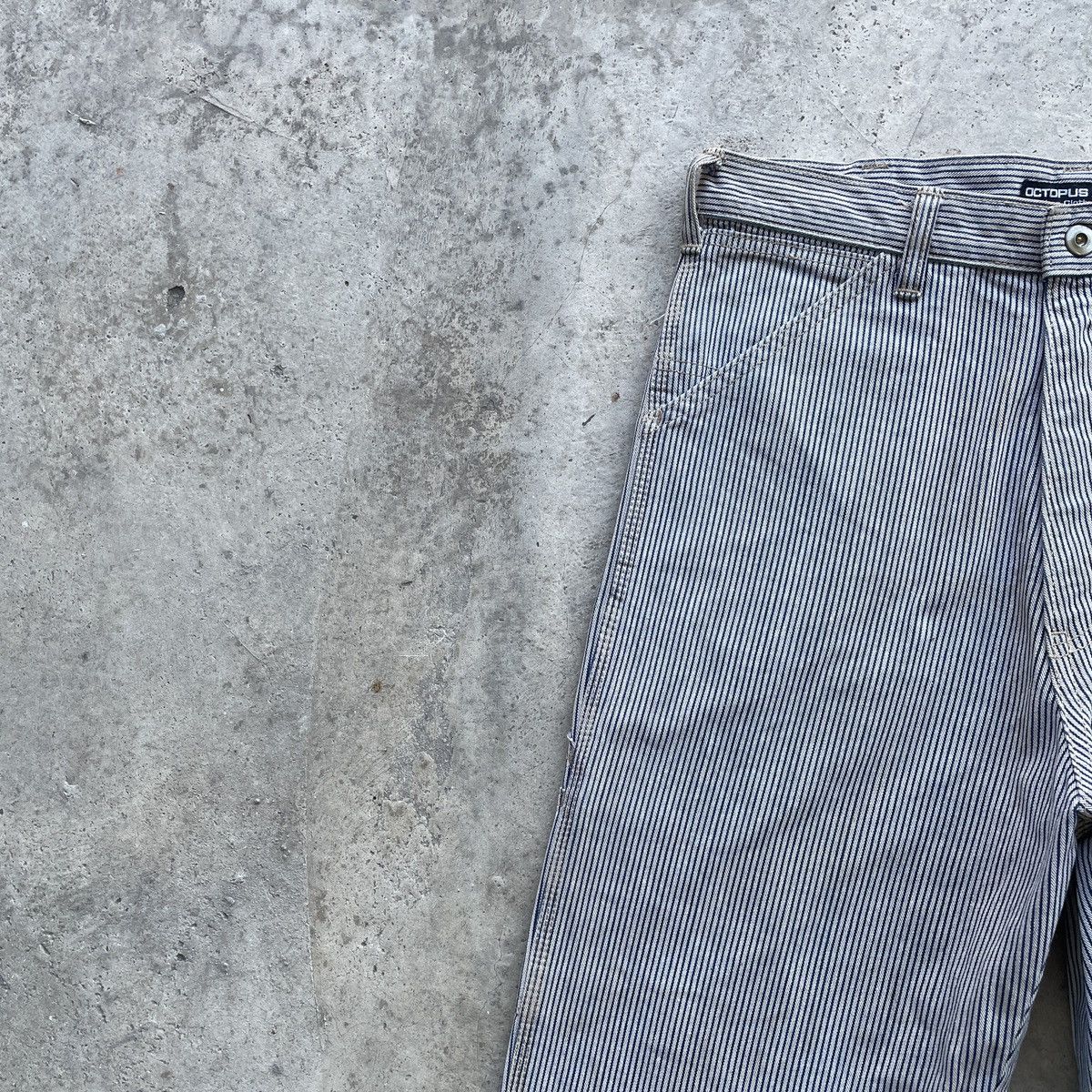 Japanese Brand Vintage Octopus Army Faded Striped Cargo Pants Tactical W30 Size US 30 / EU 46 - 6 Thumbnail