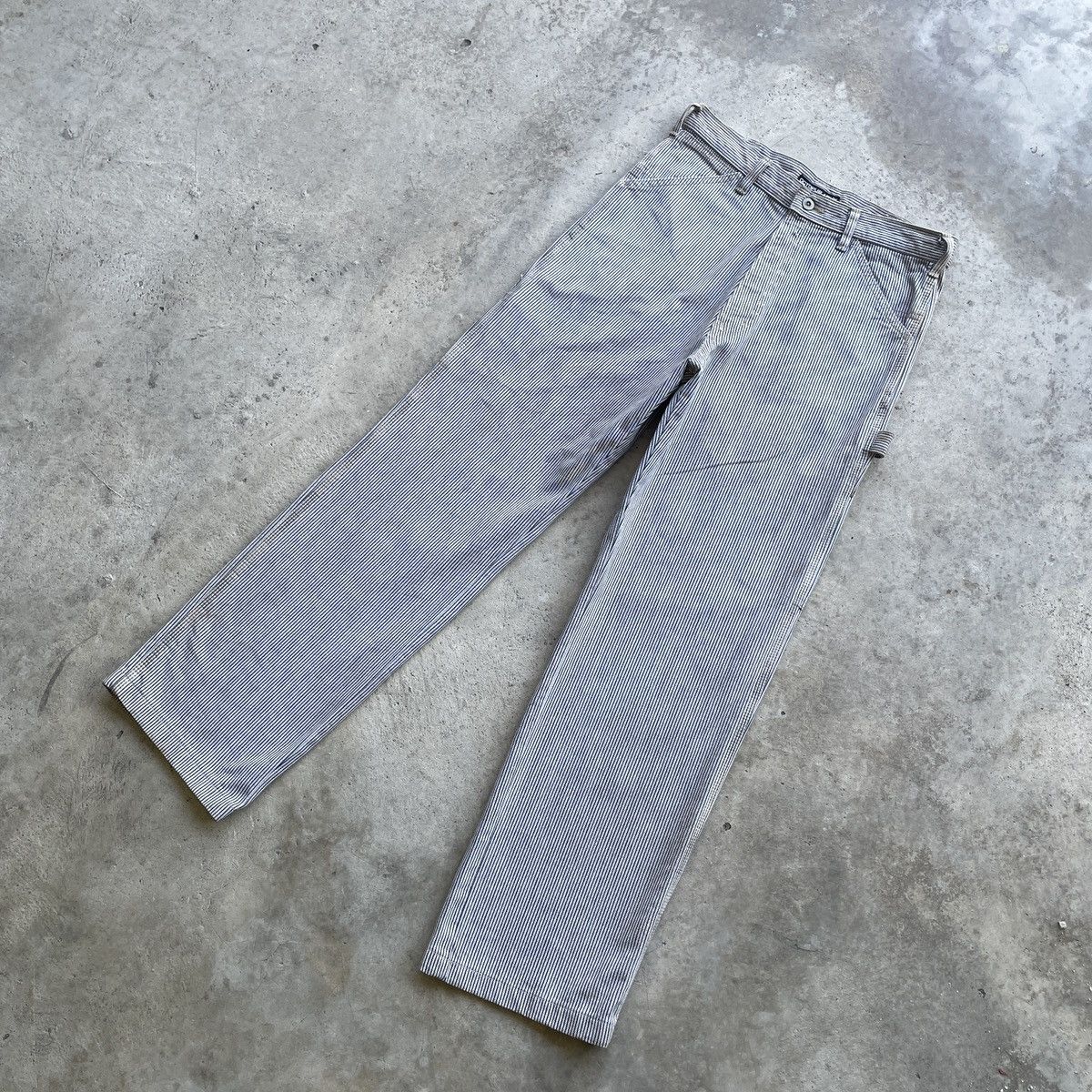 Japanese Brand Vintage Octopus Army Faded Striped Cargo Pants Tactical W30 Size US 30 / EU 46 - 3 Thumbnail