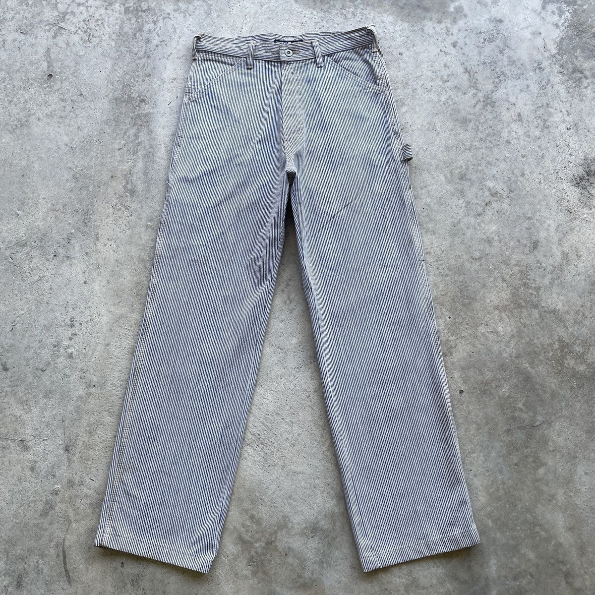 Japanese Brand Vintage Octopus Army Faded Striped Cargo Pants Tactical W30 Size US 30 / EU 46 - 2 Thumbnail