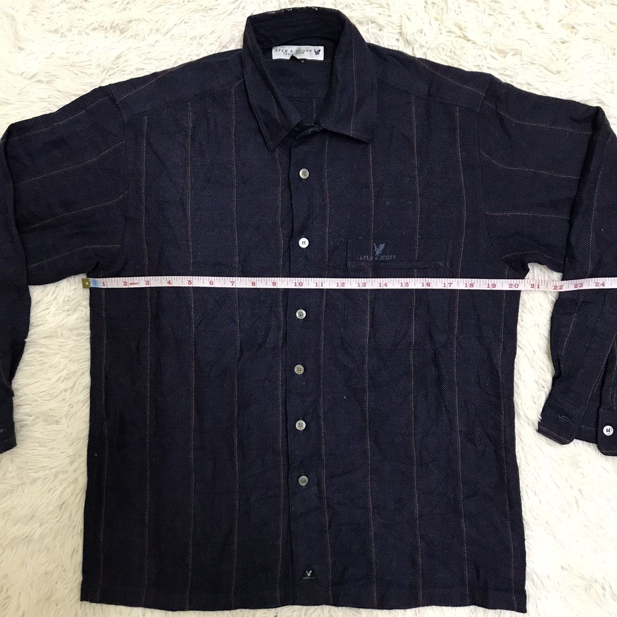 Japanese Brand × Lyle & Scott × Vintage Vintage lyle&scout single pocket pyjamas sleepwear Size US M / EU 48-50 / 2 - 9 Thumbnail