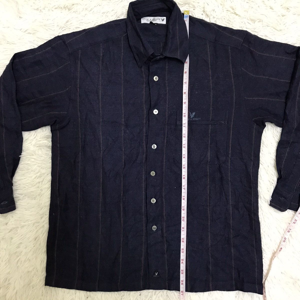 Japanese Brand × Lyle & Scott × Vintage Vintage lyle&scout single pocket pyjamas sleepwear Size US M / EU 48-50 / 2 - 10 Thumbnail
