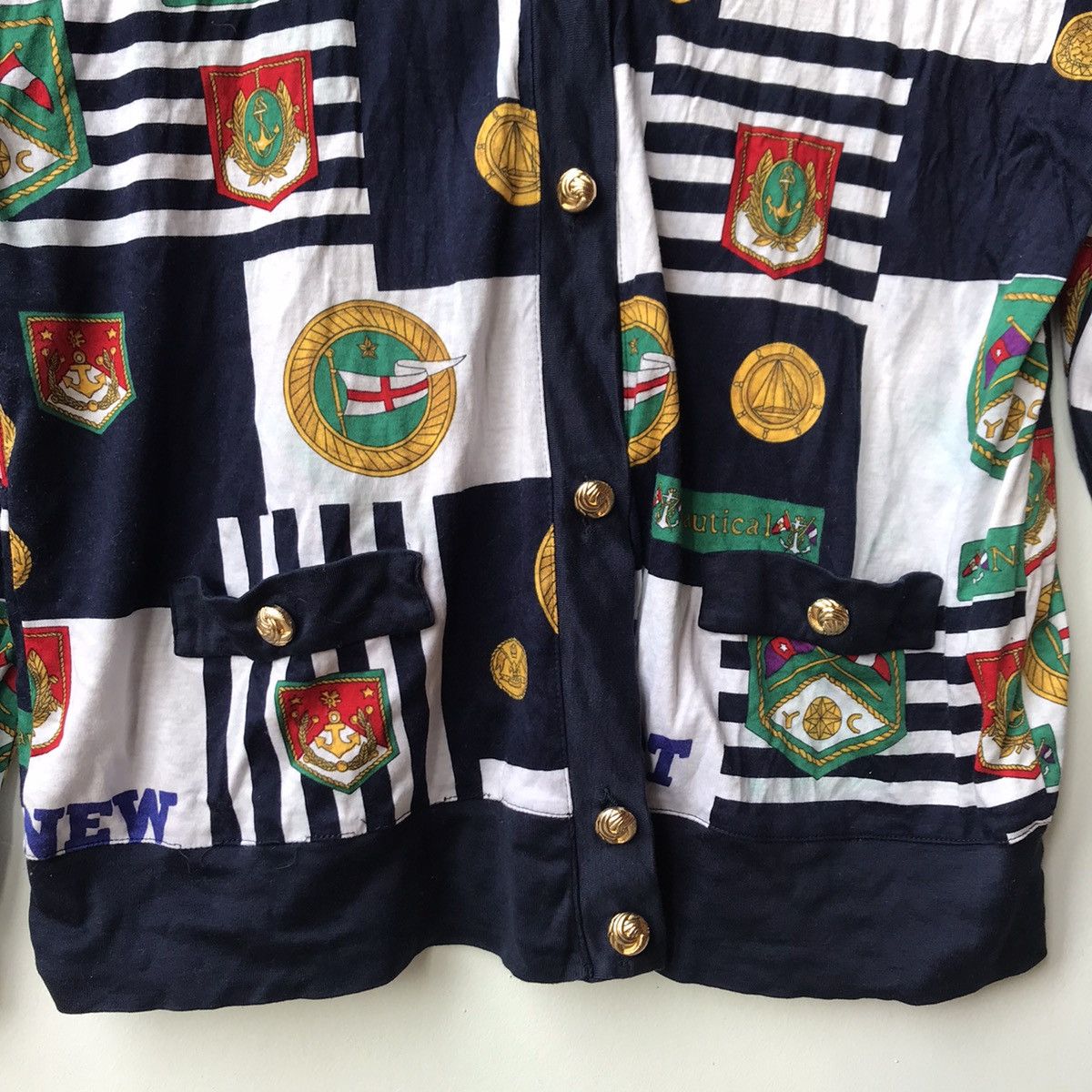 Vintage VINTAGE VOLPATO MADE IN ITALY FULLPRINT BUTTON UP CARDIGAN Size S / US 4 / IT 40 - 9 Thumbnail