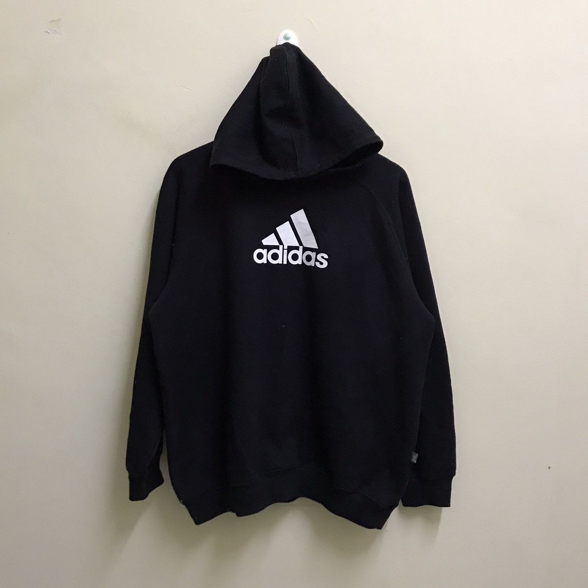 Adidas VINTAGE ADIDAS BIGLOGO PULLOVER HOODIE Size US L / EU 52-54 / 3 - 2 Thumbnail