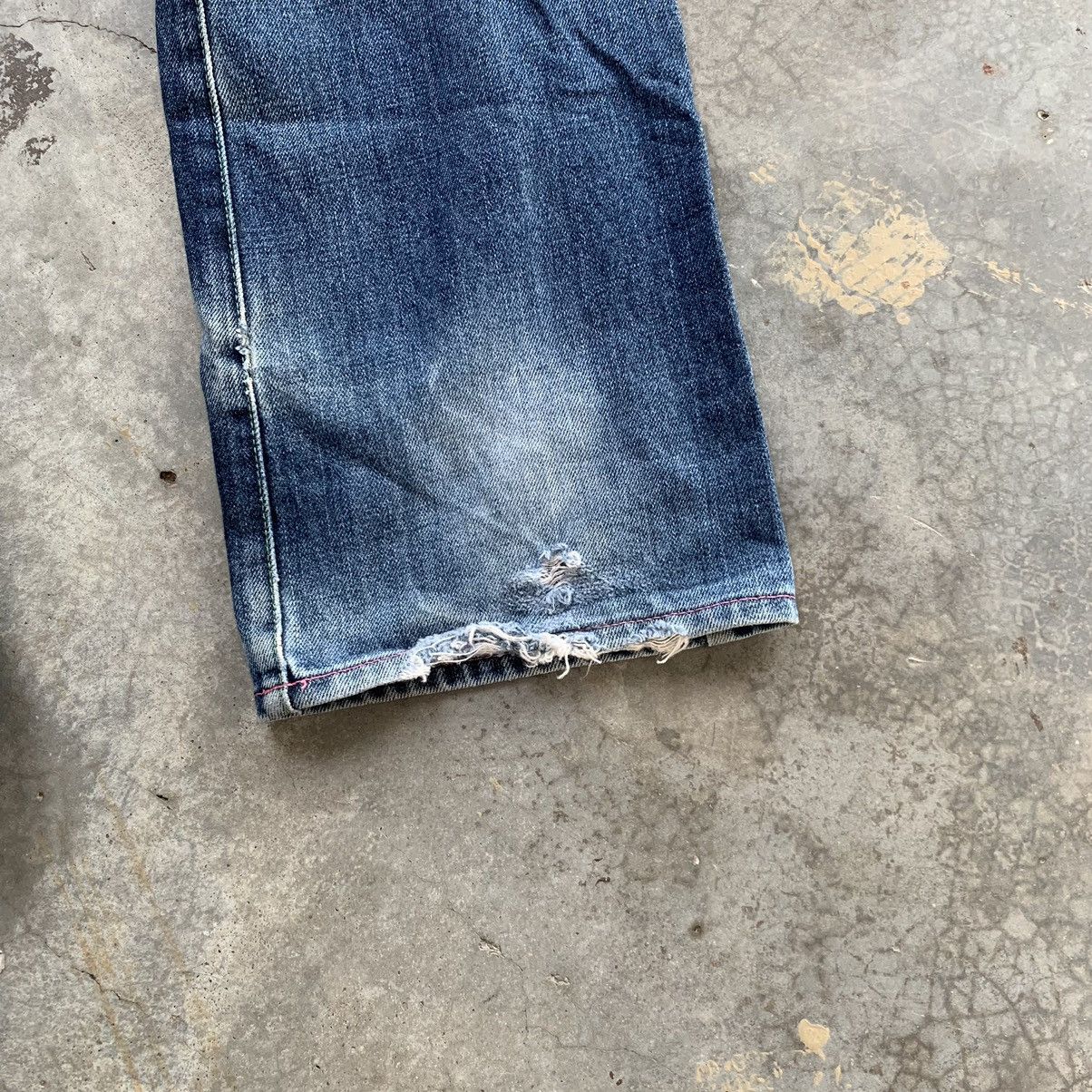 Japanese Brand MadeInJapan Concave Attempt Patchwork Flared WIDELEG Jeans Size US 32 / EU 48 - 6 Thumbnail