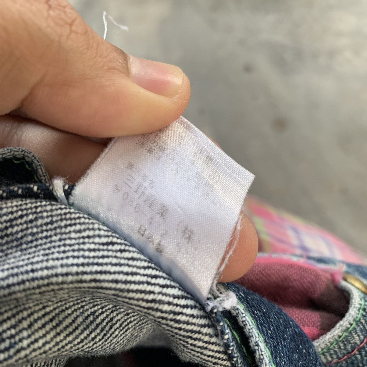 Japanese Brand MadeInJapan Concave Attempt Patchwork Flared WIDELEG Jeans Size US 32 / EU 48 - 8 Thumbnail