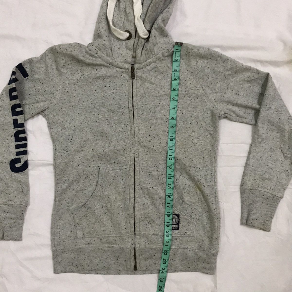 Japanese Brand × Superdry SUPERDRY - EMBROIDERED LOGO ZIPPER HOODIES Size US XS / EU 42 / 0 - 14 Thumbnail