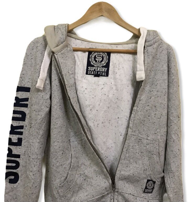 Japanese Brand × Superdry SUPERDRY - EMBROIDERED LOGO ZIPPER HOODIES Size US XS / EU 42 / 0 - 8 Thumbnail